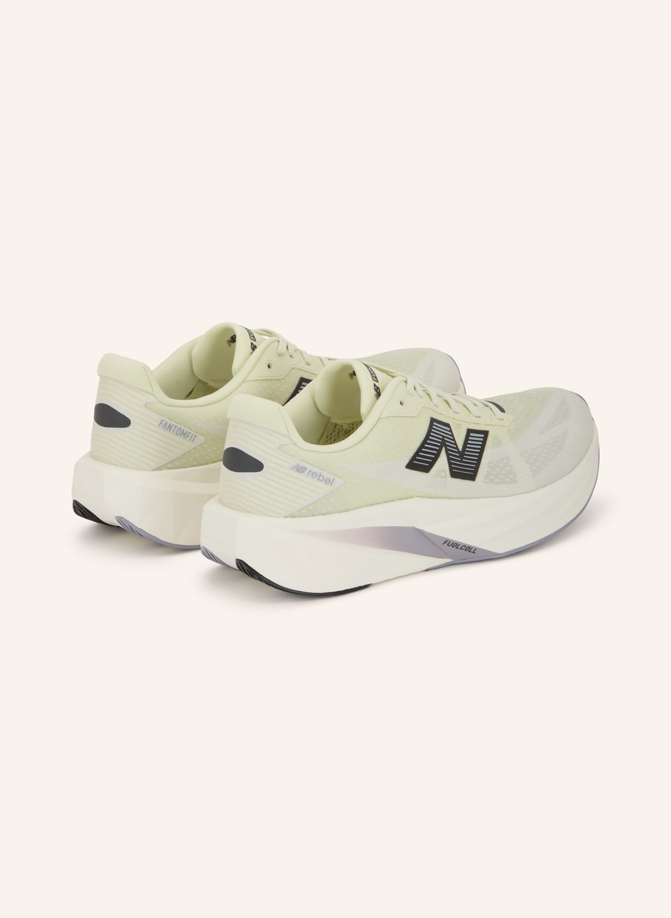 new balance Laufschuhe FC REBEL V5: HELLGELB / WEISS / SCHWARZ