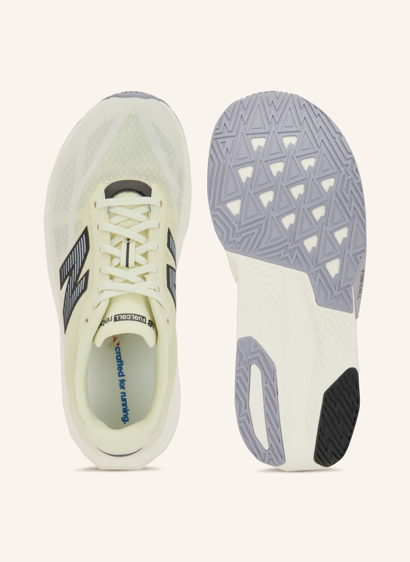 new balance Laufschuhe FC REBEL V5: HELLGELB / WEISS / SCHWARZ