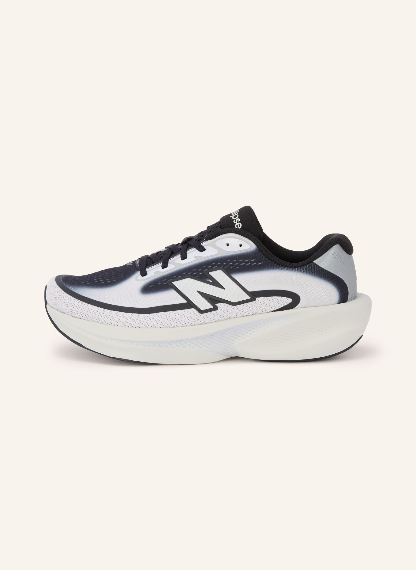 new balance ELLIPSE Running Shoes: CREAM / BLACK