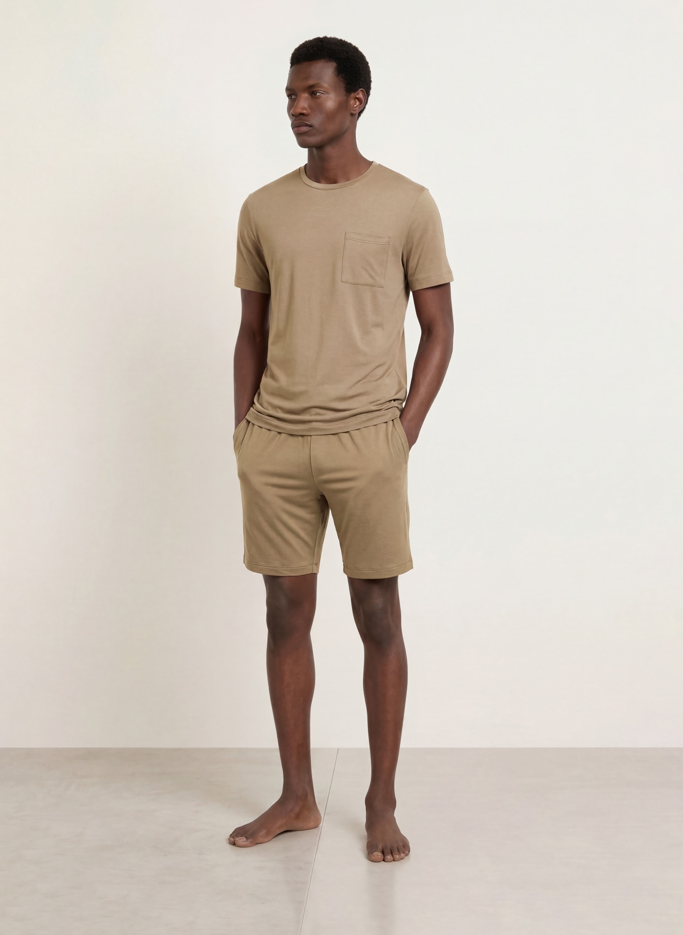 mey Schlafshirt Serie JEFFERSON: BEIGE