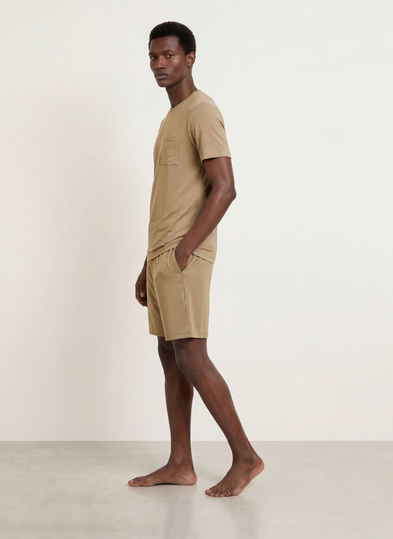 mey Schlafshirt Serie JEFFERSON: BEIGE