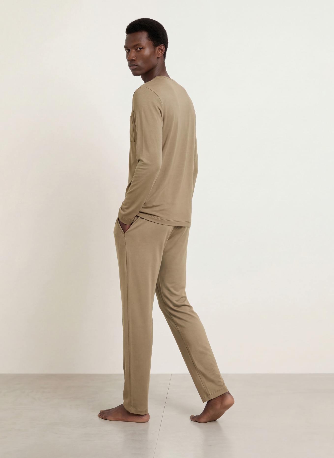 mey JEFFERSON lounge shirt: BEIGE