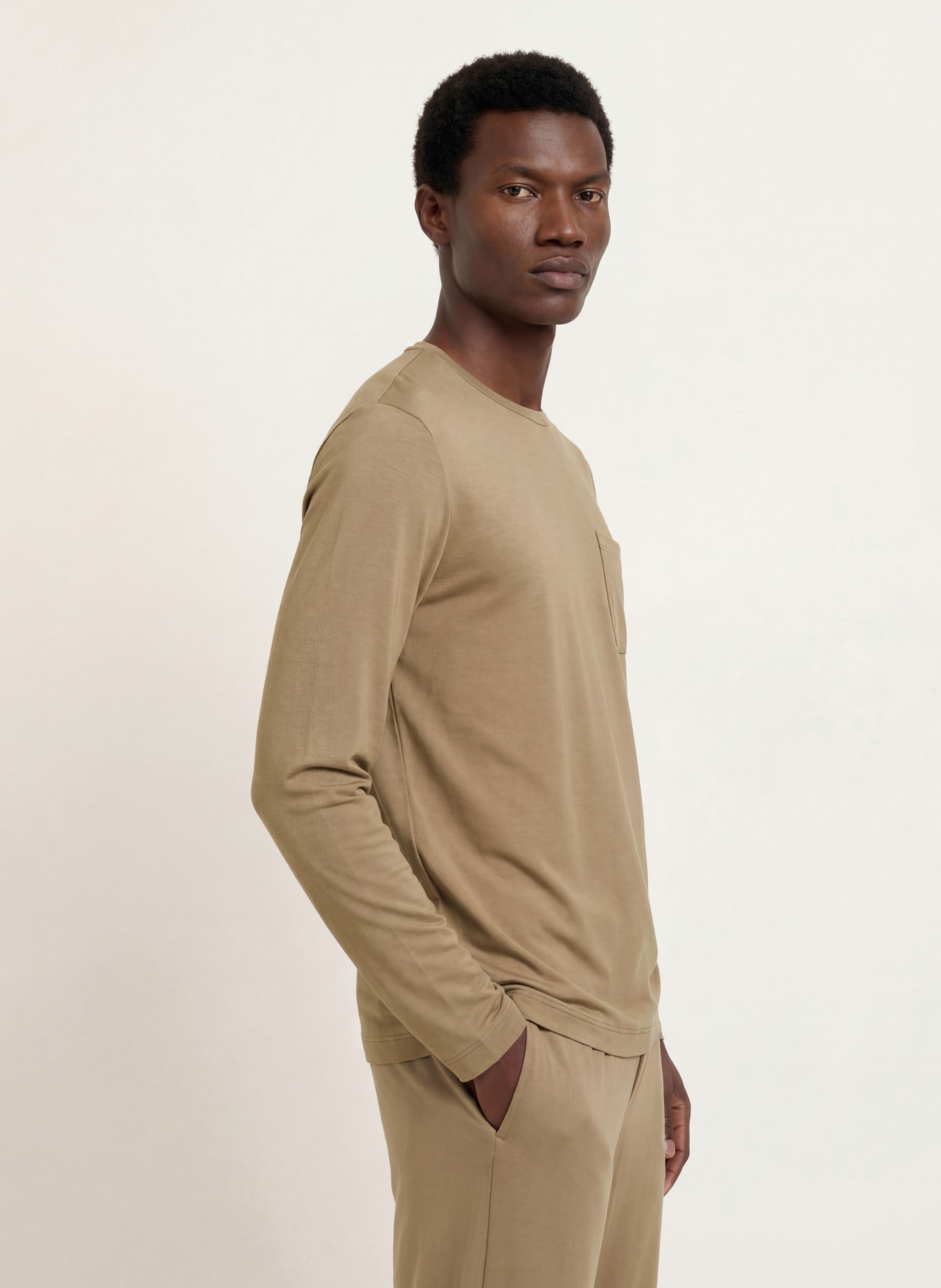 mey JEFFERSON lounge shirt: BEIGE