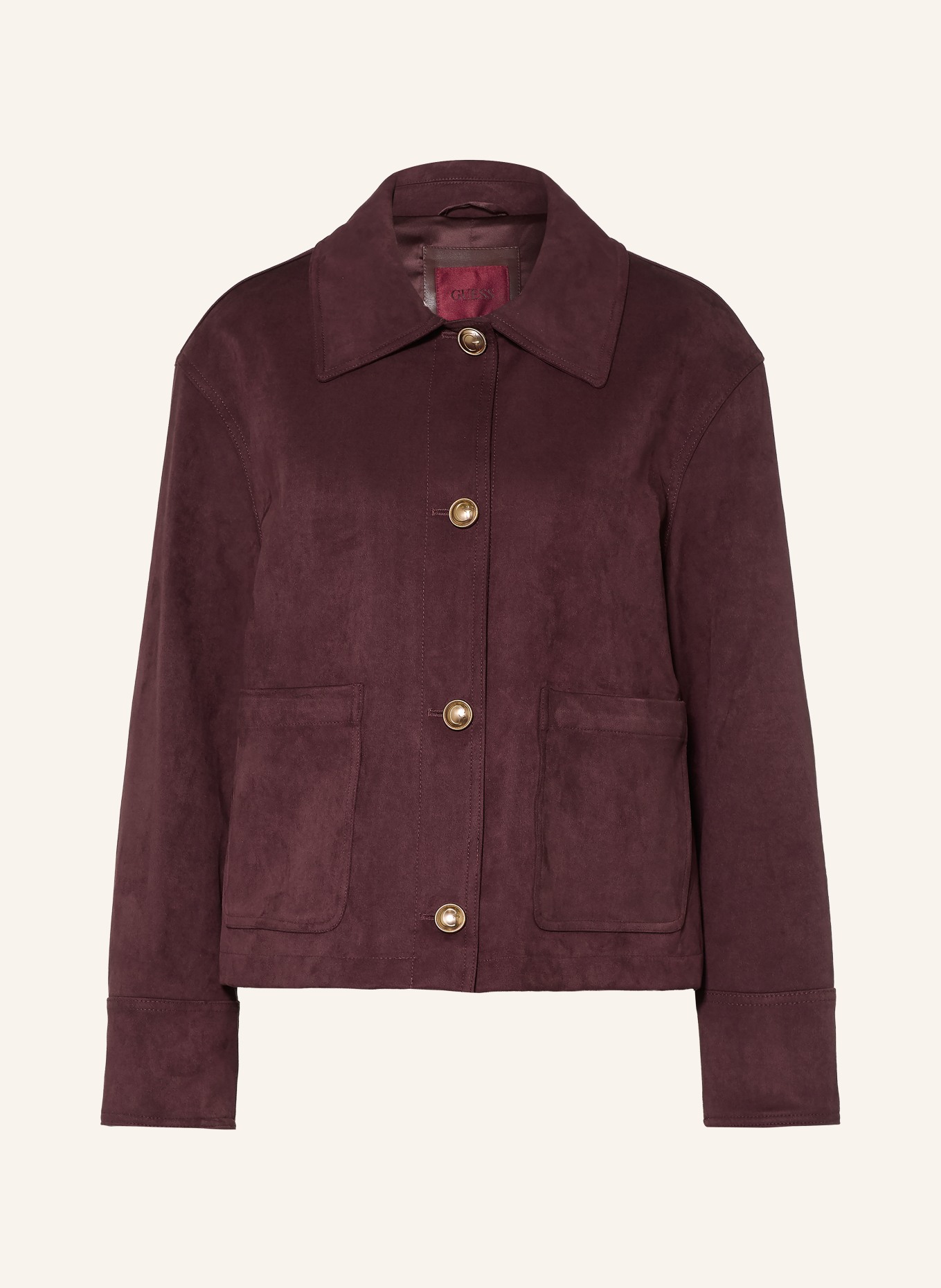 GUESS Veste GRACE aspect cuir: LILAS FONCÉ