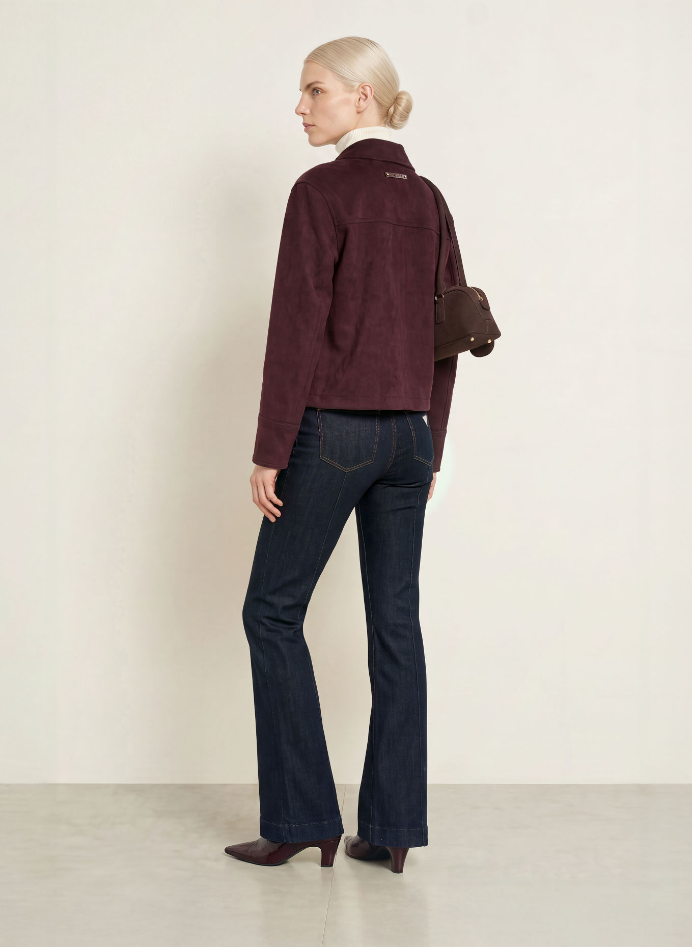 GUESS Veste GRACE aspect cuir: LILAS FONCÉ