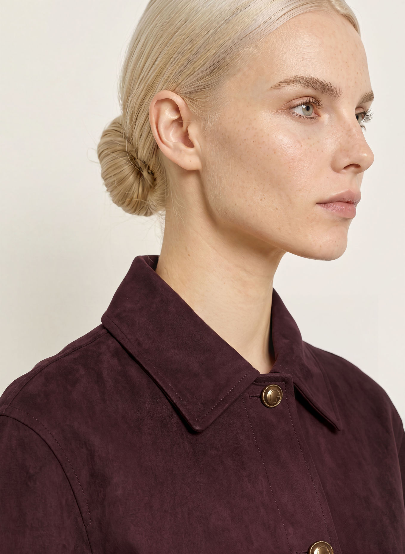 GUESS Veste GRACE aspect cuir: LILAS FONCÉ