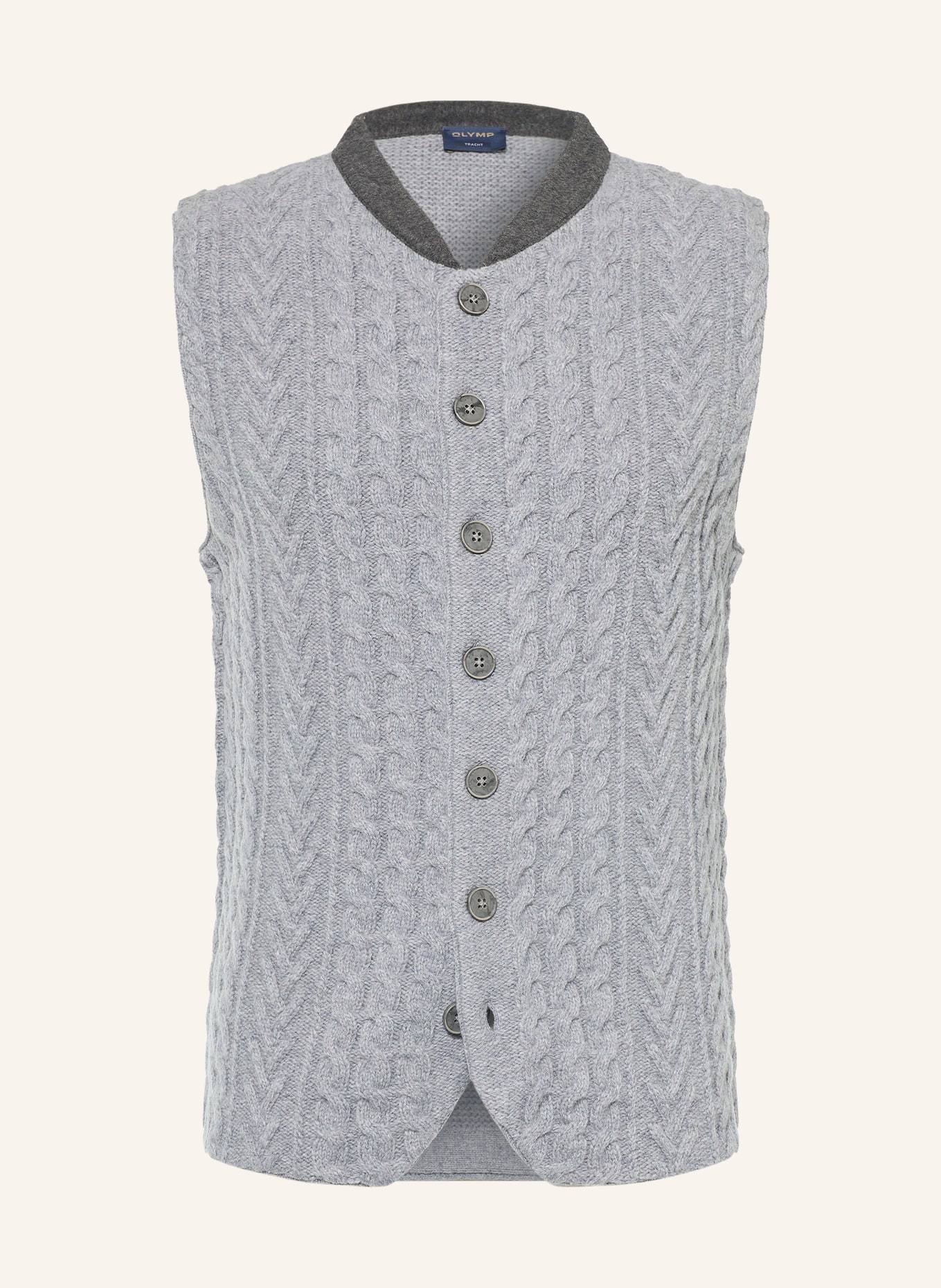 OLYMP Traditioneel gilet: GRIJS / DONKERGRIJS