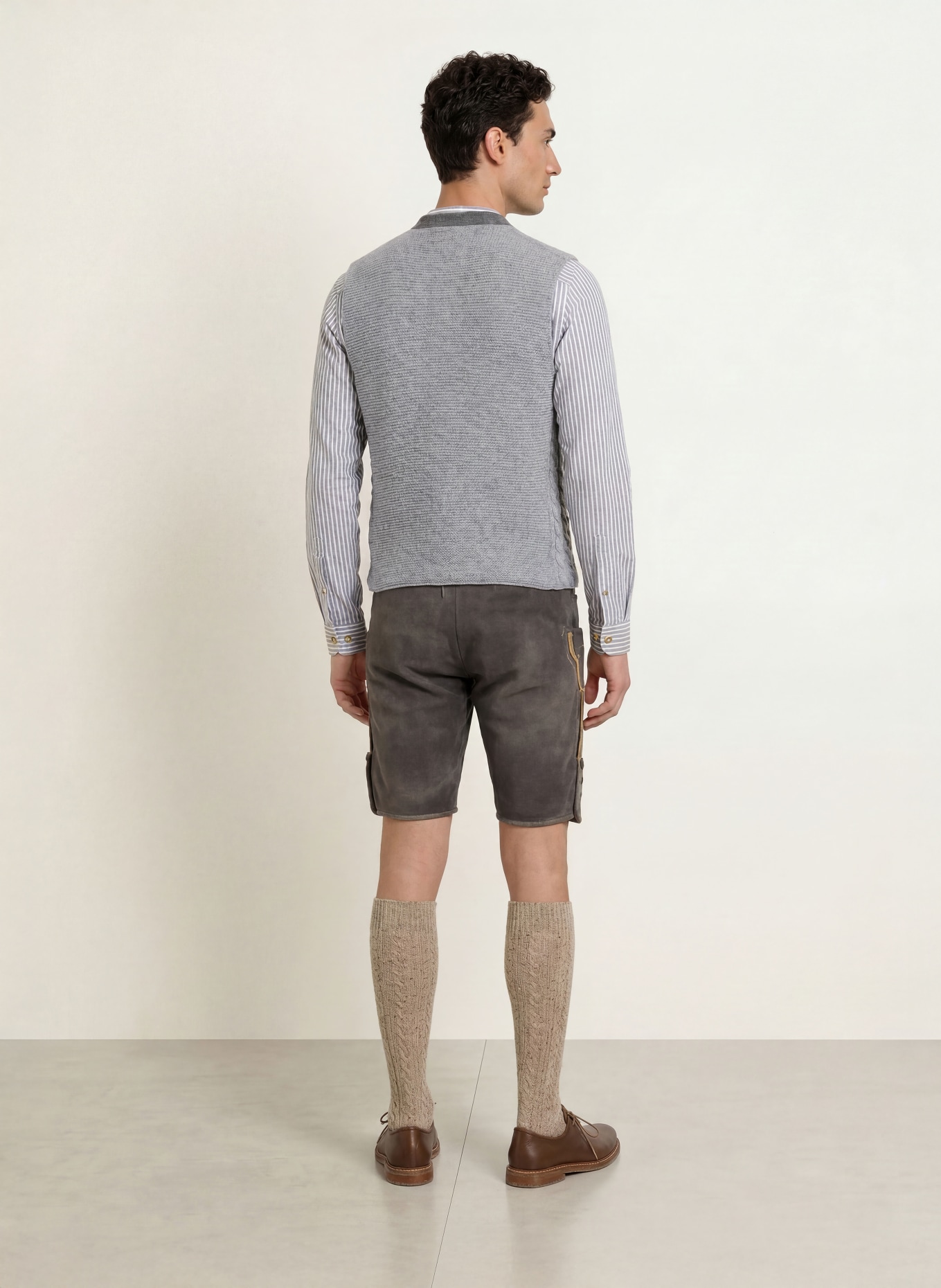 OLYMP Traditioneel gilet: GRIJS / DONKERGRIJS