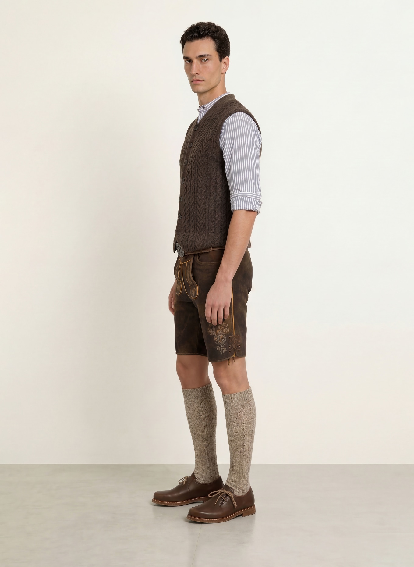 OLYMP Trachtenweste: DUNKELBRAUN