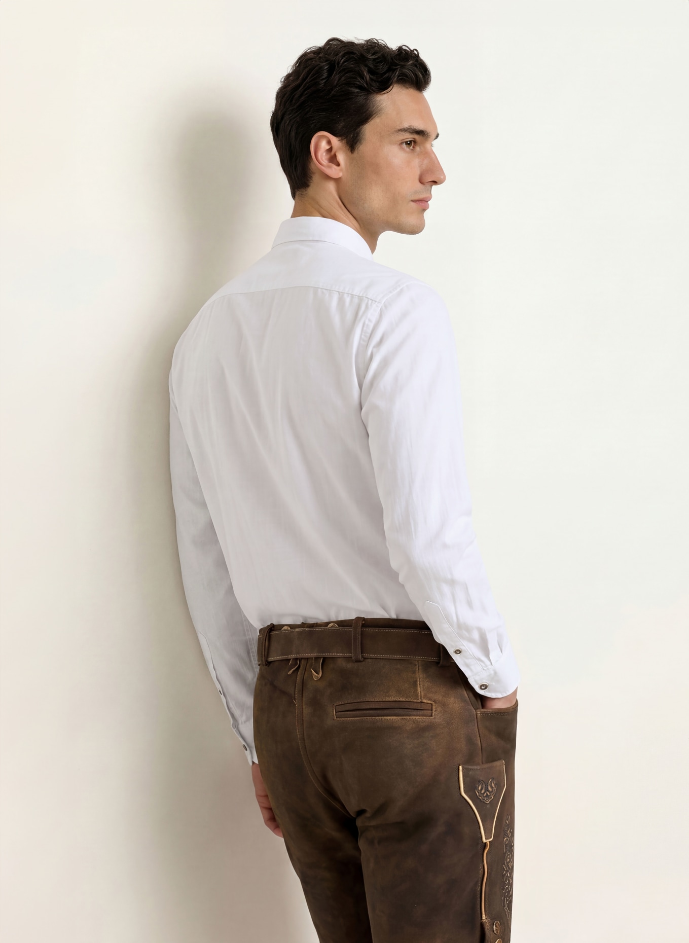 OLYMP Traditioneel overhemd, casual, regular fit: WIT