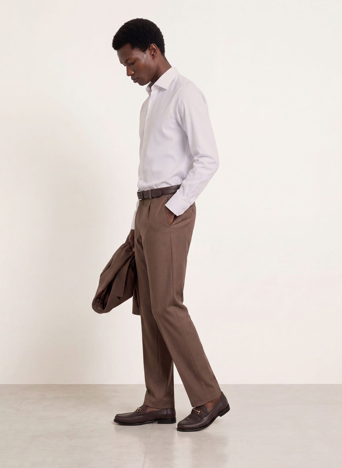 OLYMP Chemise Level Five coupe ajustée: BLANC