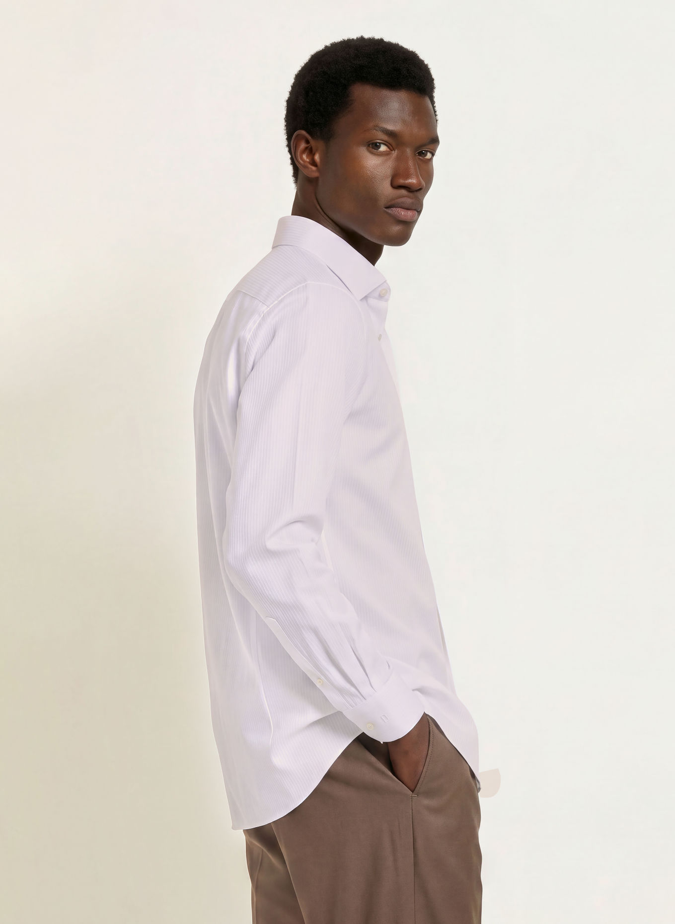OLYMP Chemise Level Five coupe ajustée: BLANC