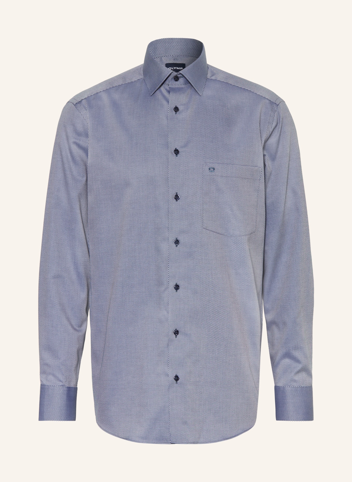 OLYMP Hemd Luxor comfort fit: DUNKELBLAU