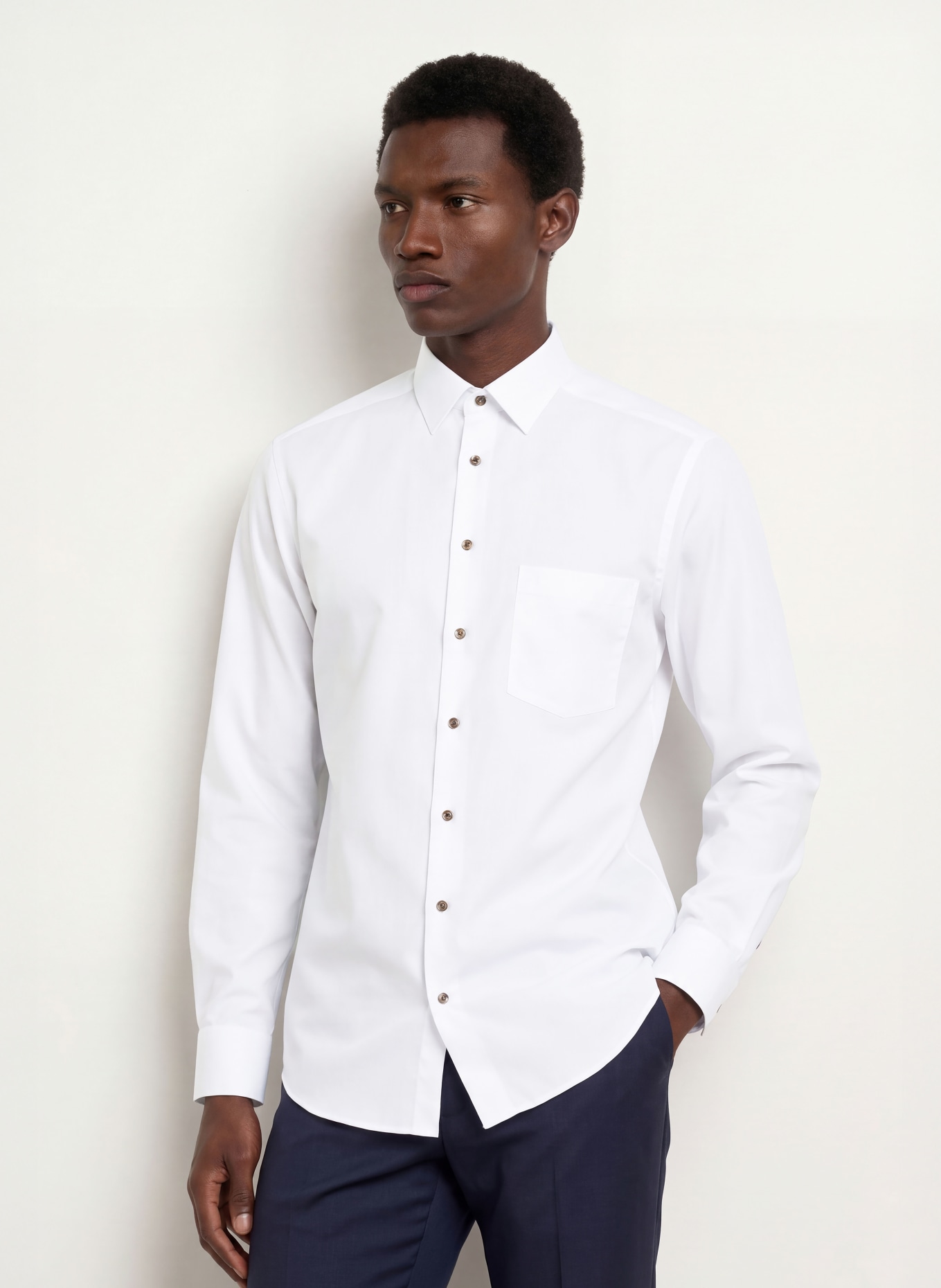 OLYMP Chemise Luxor coupe confort: BLANC