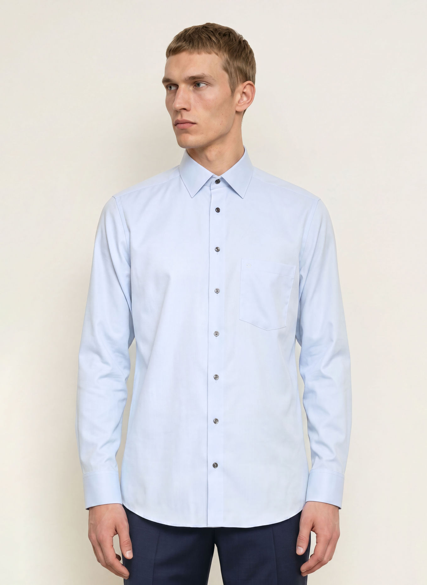 OLYMP Hemd Luxor comfort fit: HELLBLAU