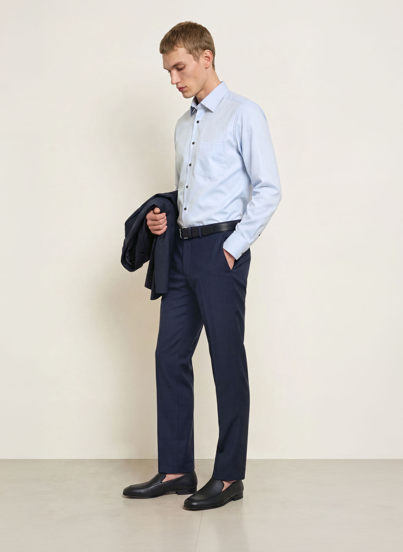 OLYMP Hemd Luxor comfort fit: HELLBLAU