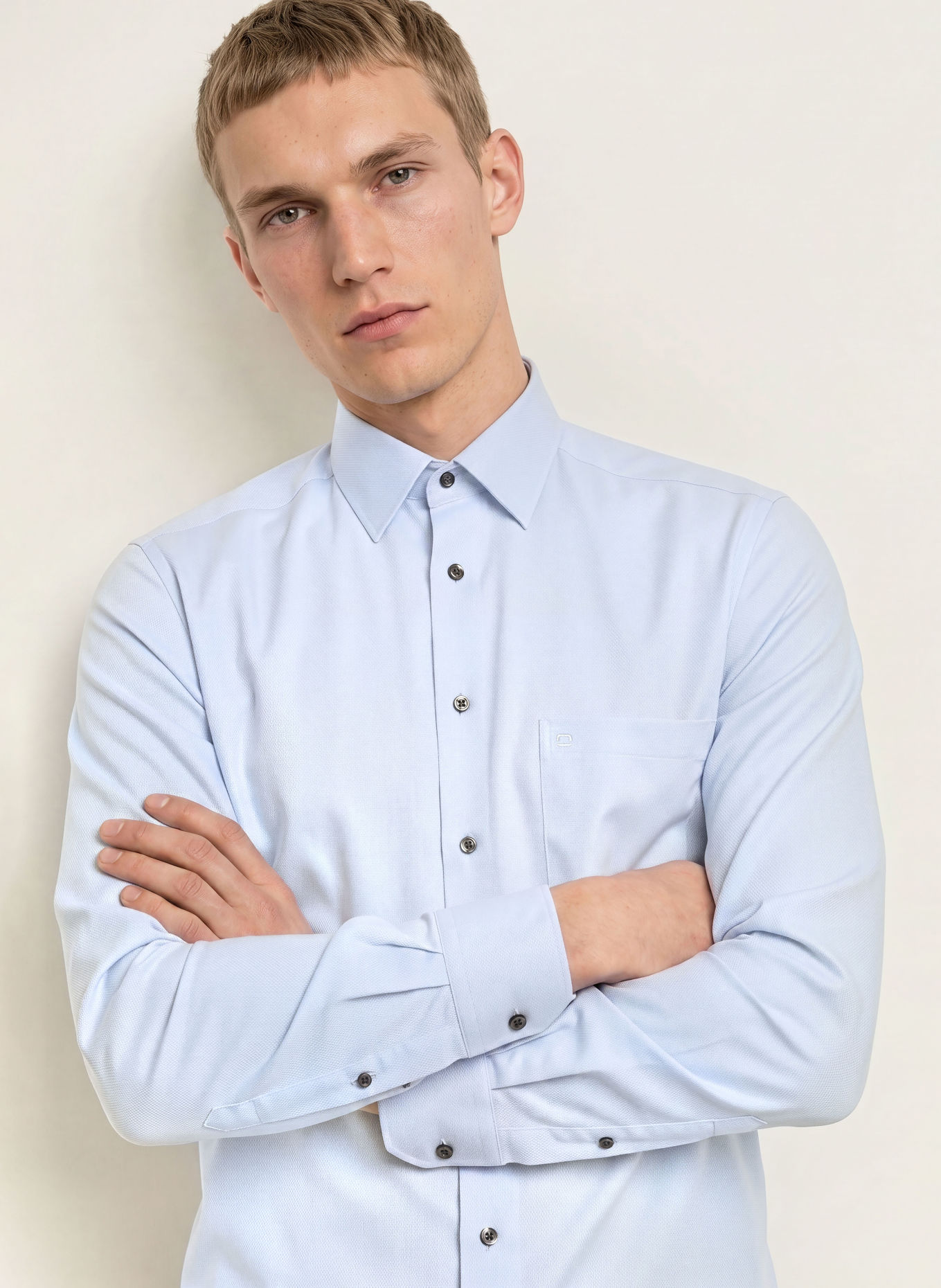 OLYMP Hemd Luxor comfort fit: HELLBLAU