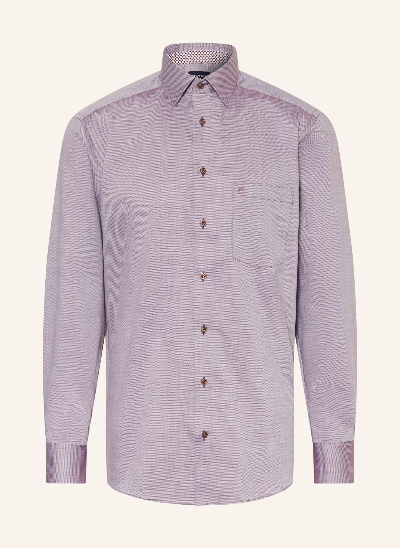 OLYMP Hemd Luxor comfort fit: DUNKELROT