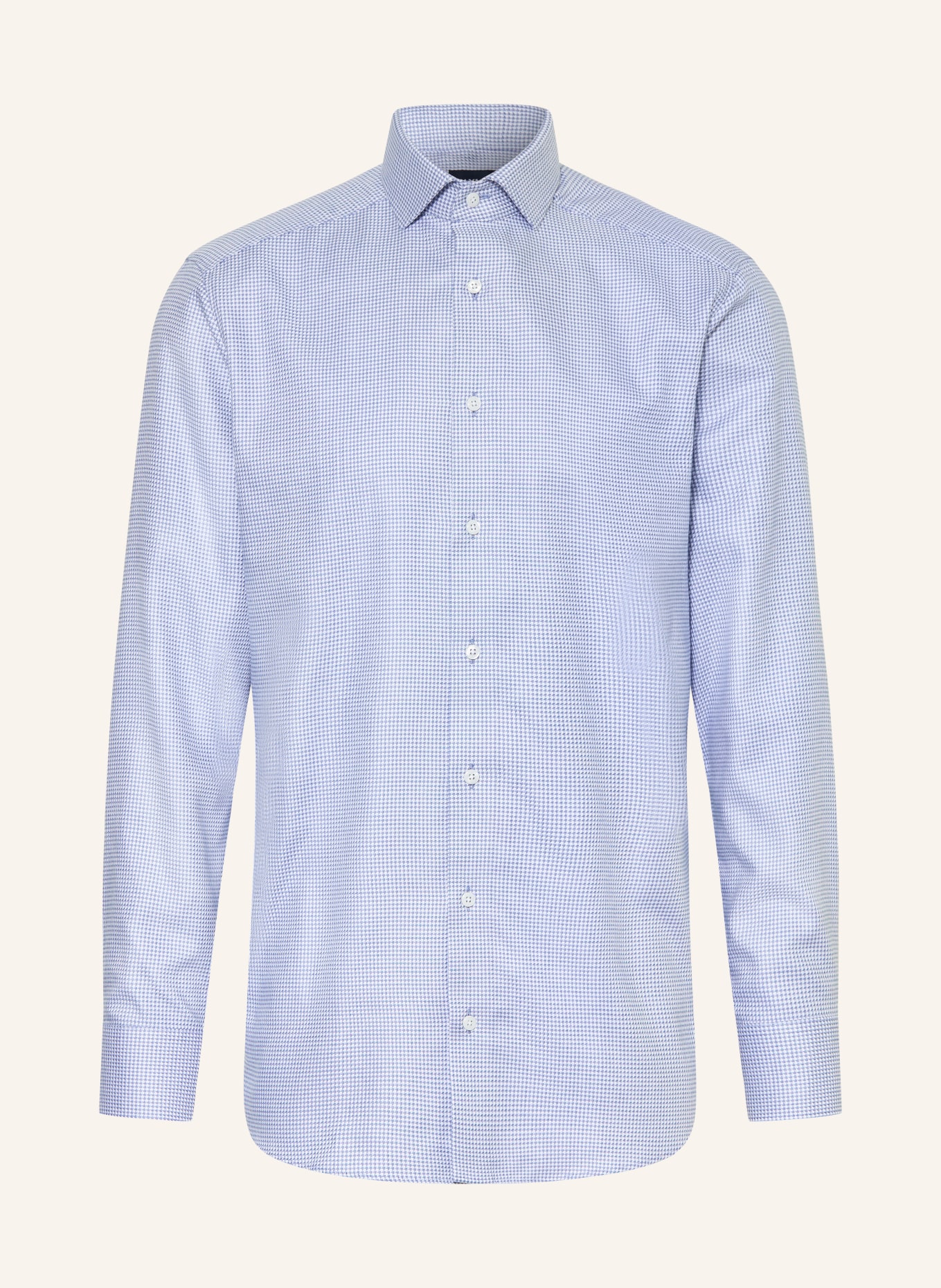 OLYMP Hemd Luxor modern fit: BLAUGRAU / WEISS