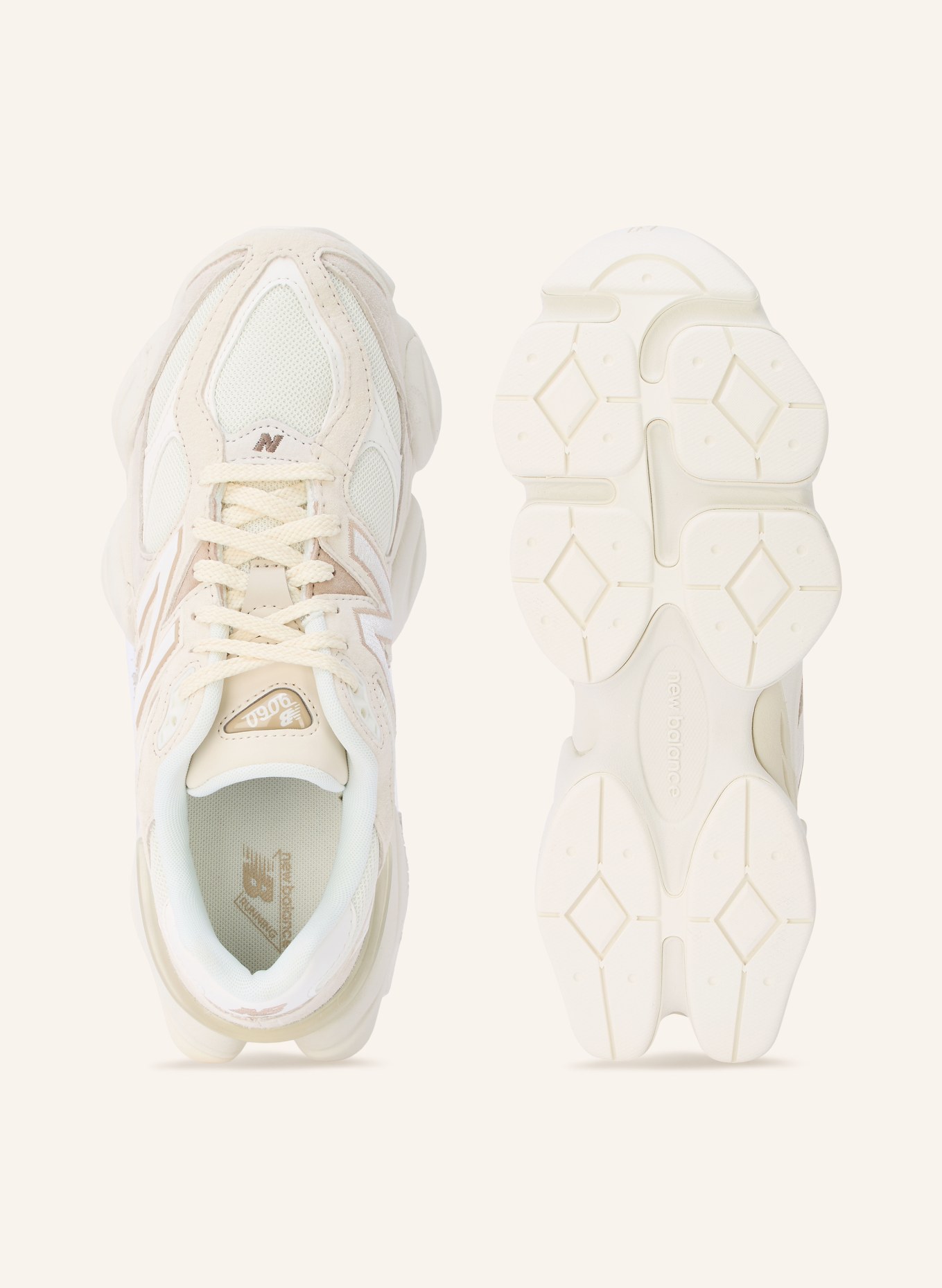 new balance Sneakersy 9060: KREMOWY / JASNOBRĄZOWY / BEŻOWY