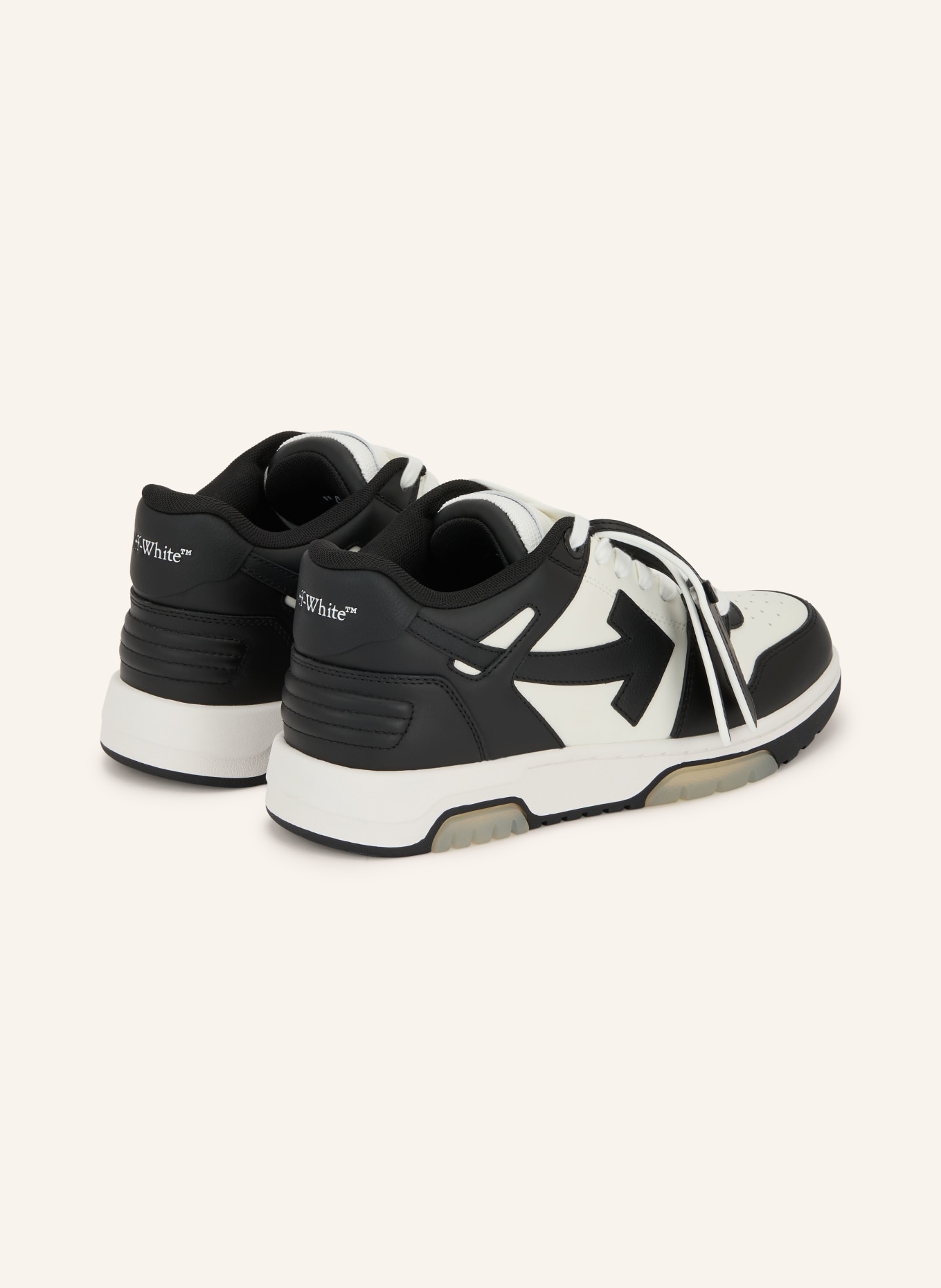 Off-White Sneaker OUT OF OFFICE: SCHWARZ / WEISS