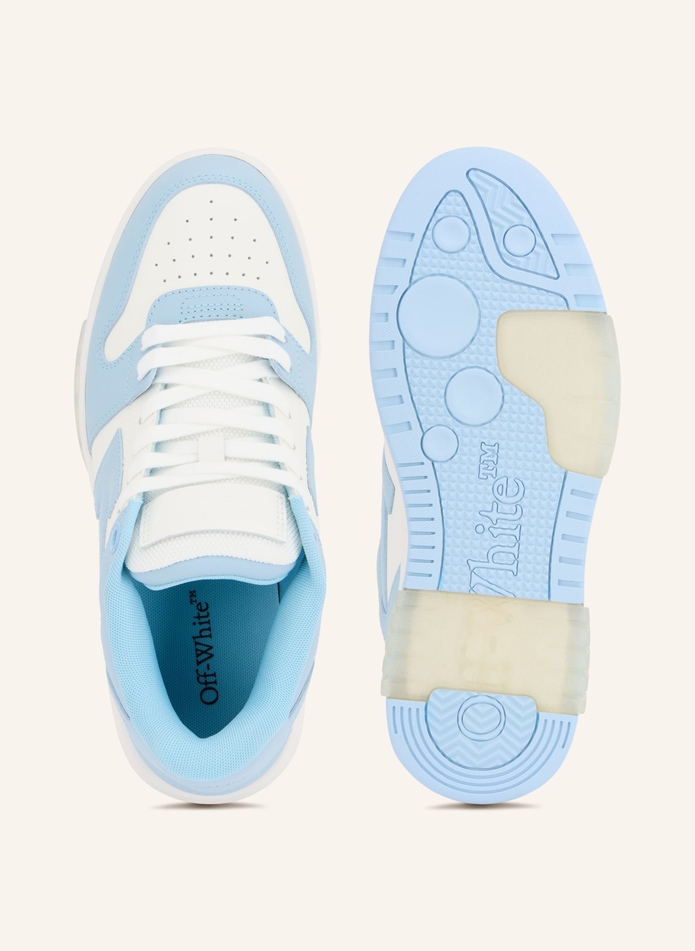 Off-White Sneaker OUT OF OFFICE: HELLBLAU / WEISS