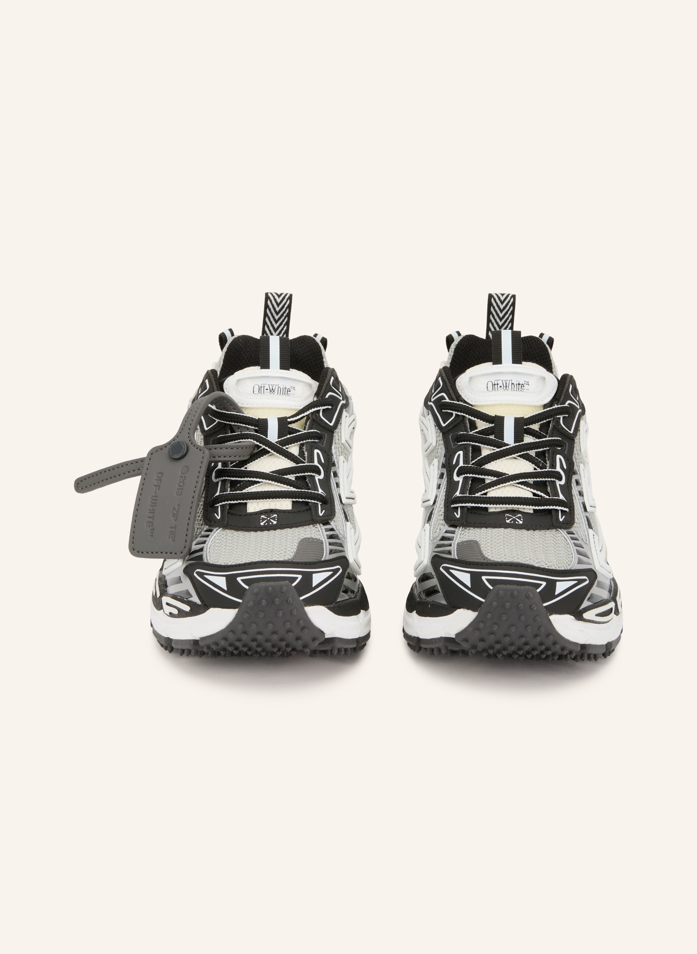 Off-White Sneakersy BE RIGHT BACK: CZARNY / JASNOCZARY / BIAŁY