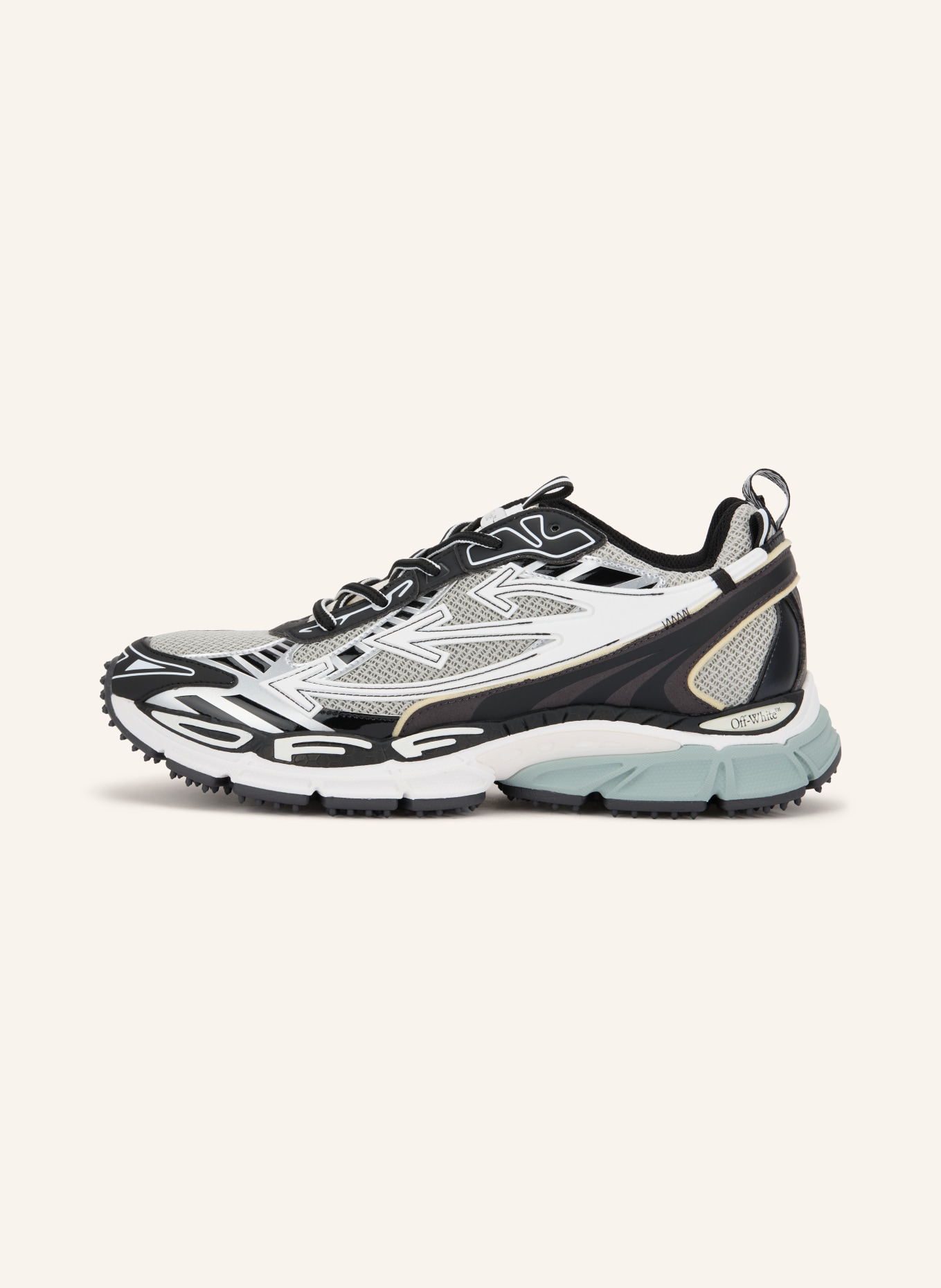 Off-White Sneakers BE RIGHT BACK: GRAY / DARK GRAY / BLACK