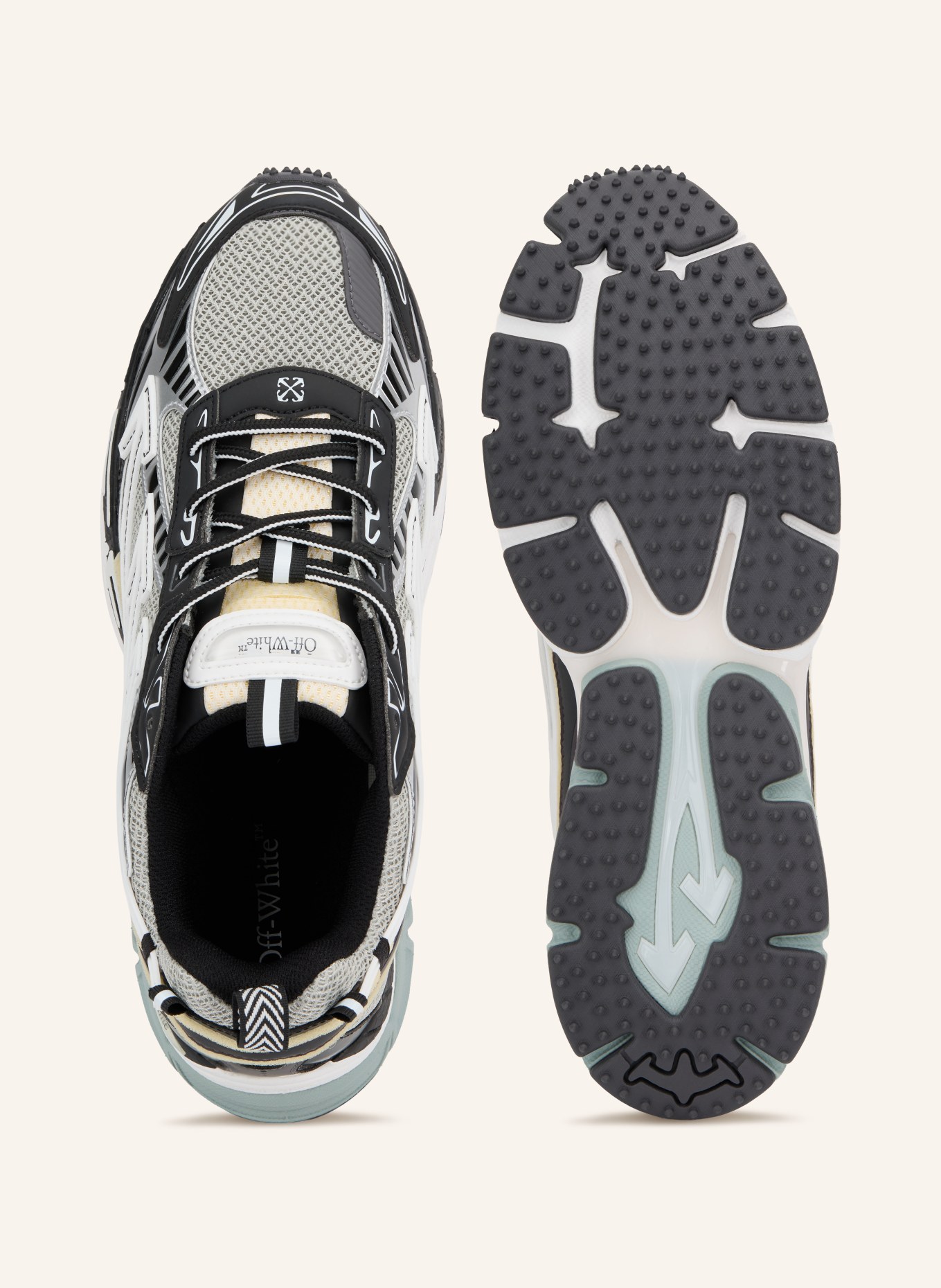 Off-White Sneakers BE RIGHT BACK: GRAY / DARK GRAY / BLACK