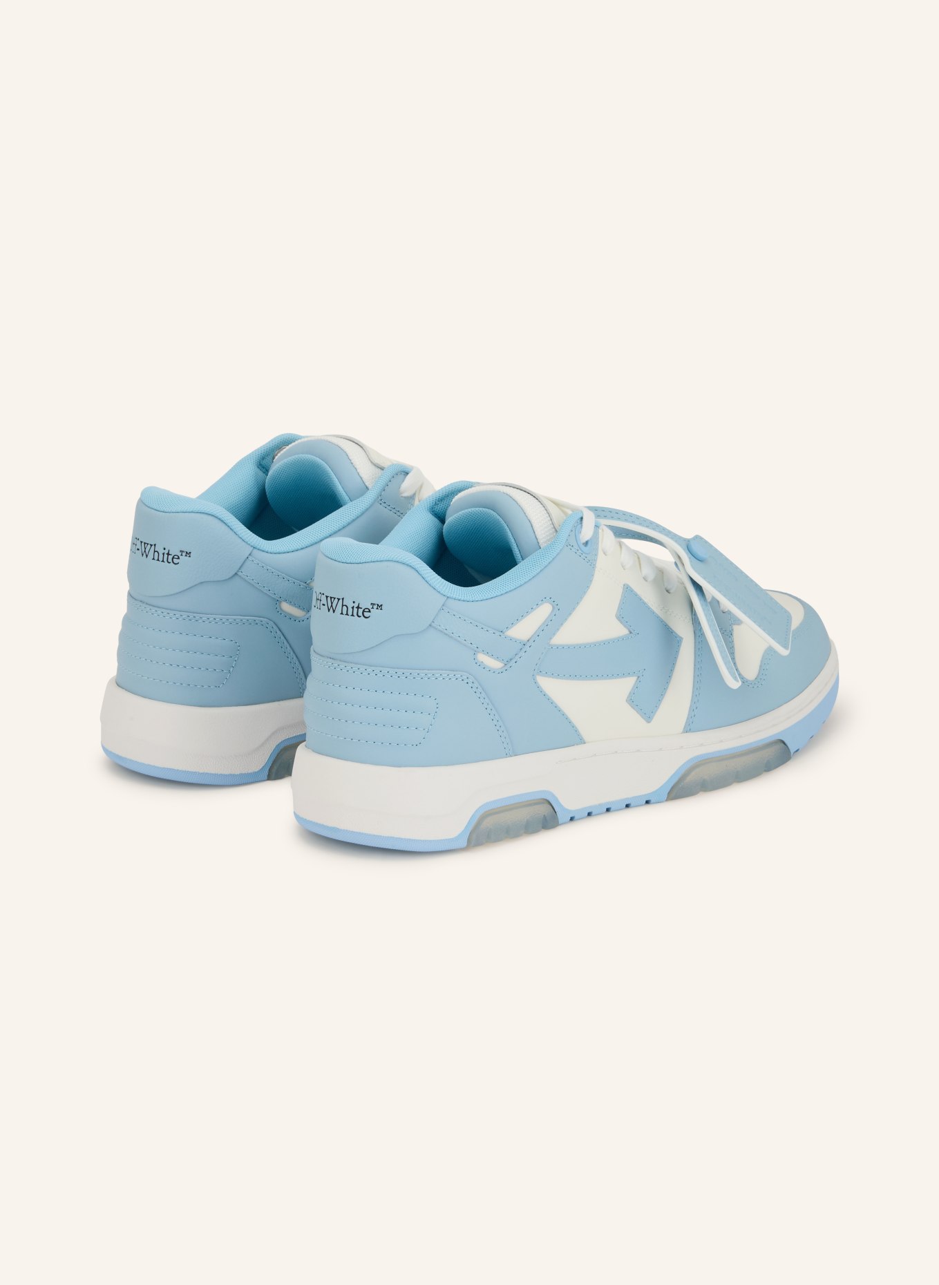 Off-White Sneaker OUT OF OFFICE: LYSEBLÅ / HVID