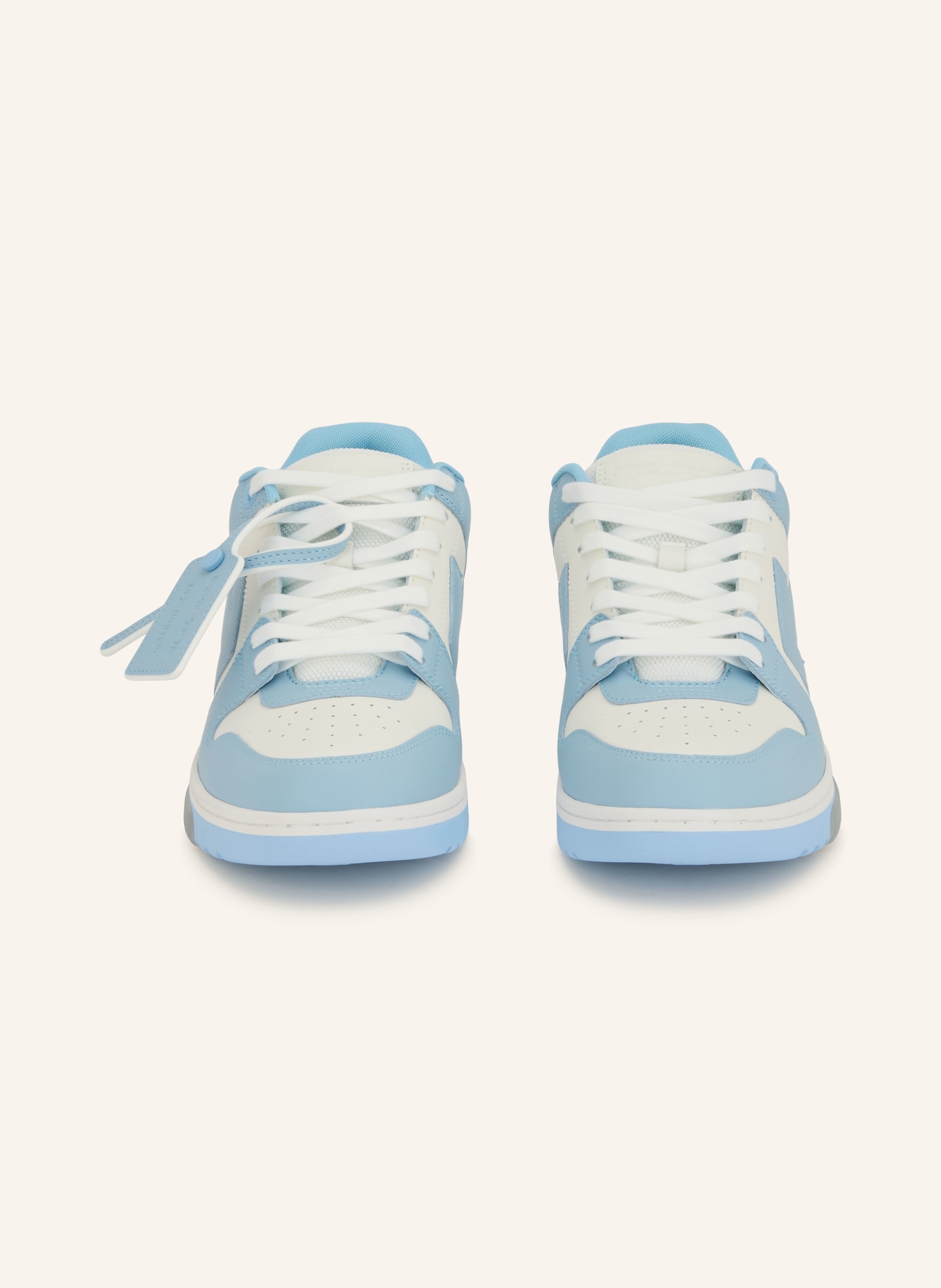 Off-White Sneaker OUT OF OFFICE: LYSEBLÅ / HVID