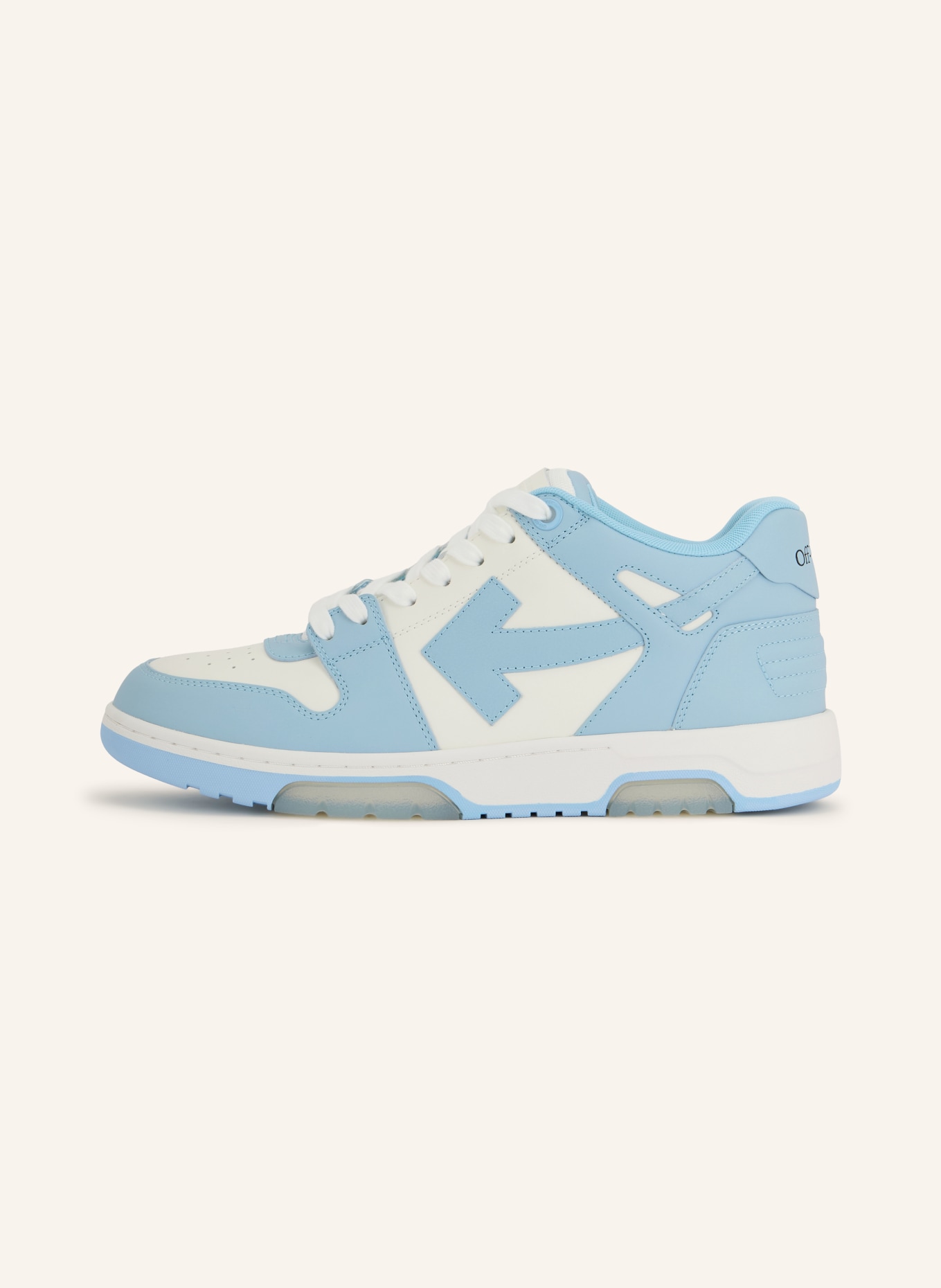 Off-White Sneaker OUT OF OFFICE: LYSEBLÅ / HVID