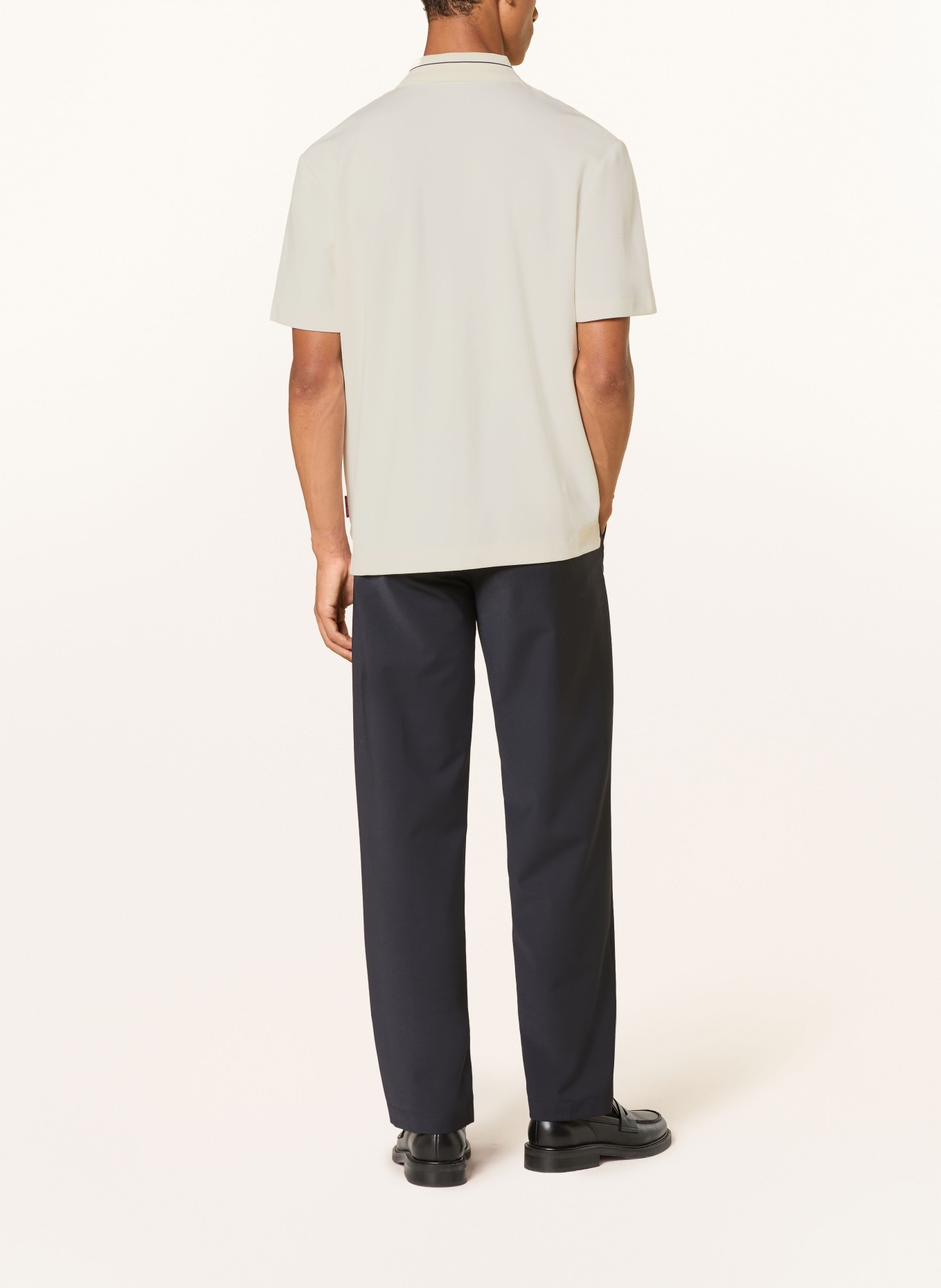 JOOP! JEANS Pikétröja ALASTOR: ECRU / MÖRKBLÅ