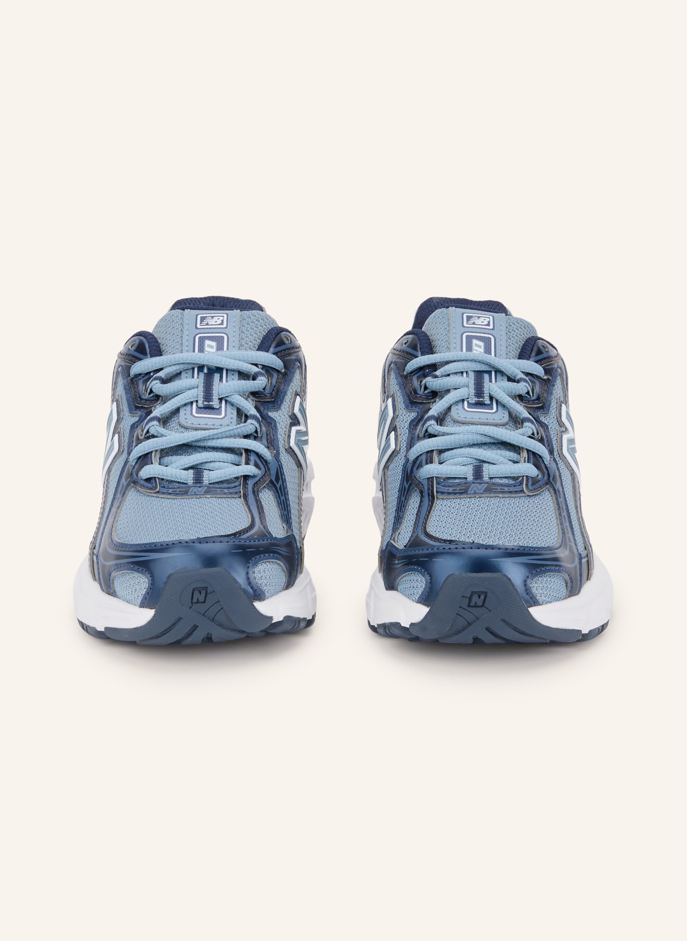 new balance Sneakersy 740: JASNONIEBIESKI / GRANATOWY