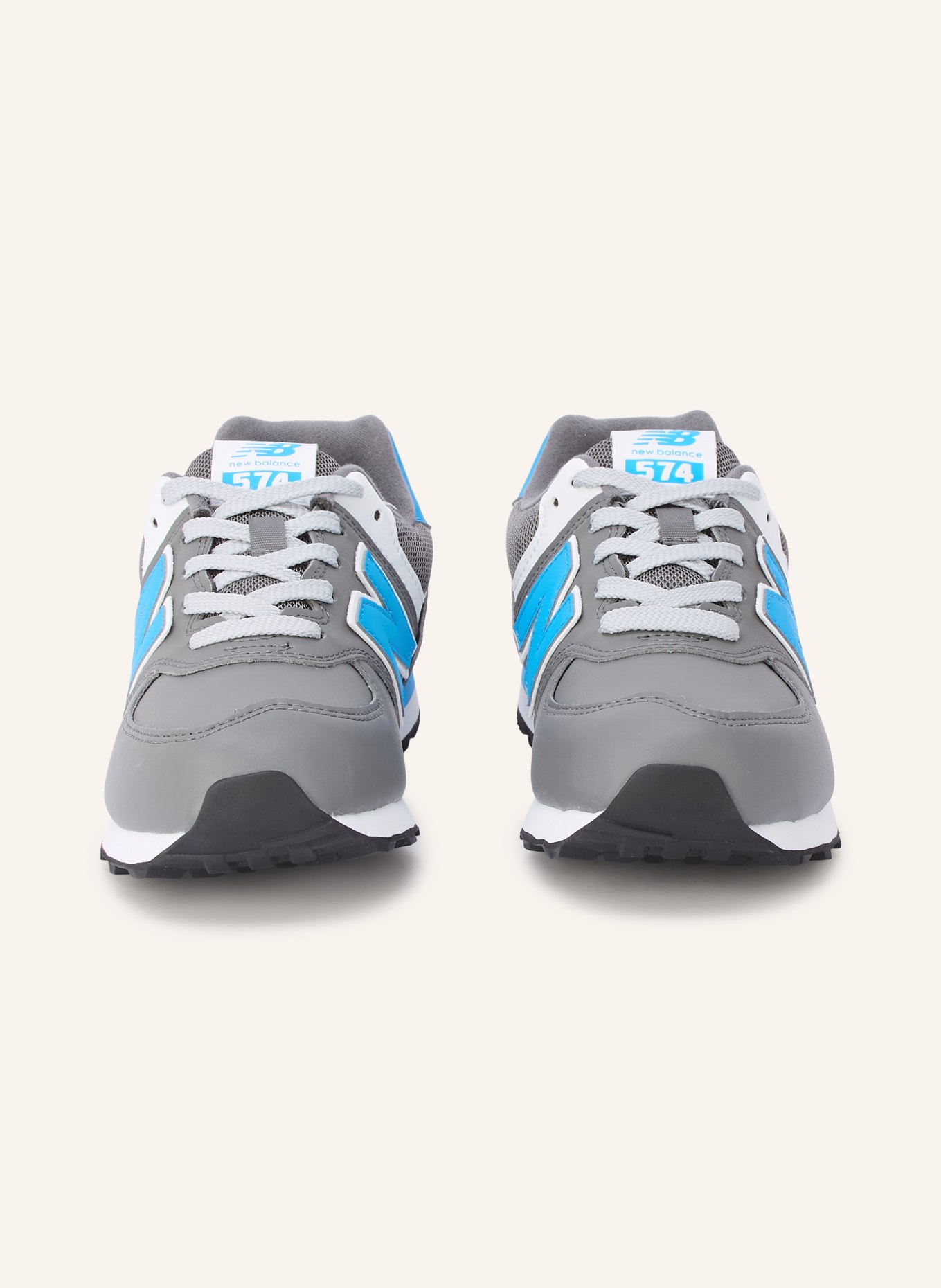 new balance Sneakers 574: DARK GRAY / BLUE / WHITE