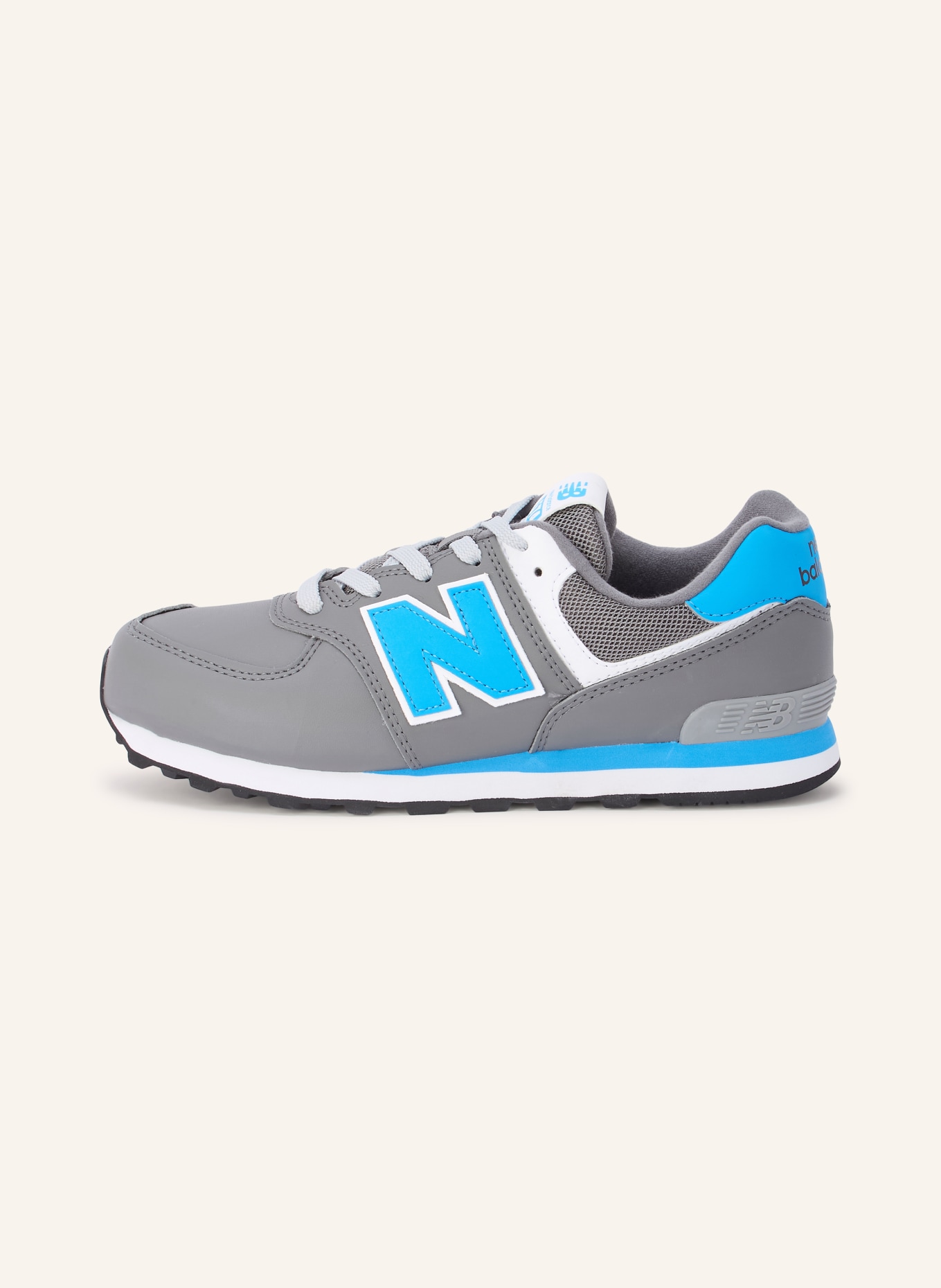 new balance Sneakers 574: DARK GRAY / BLUE / WHITE