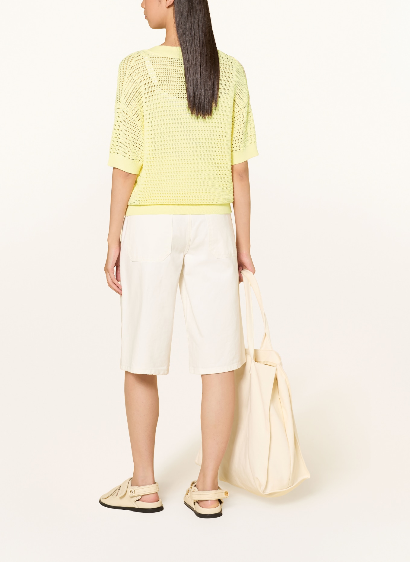 VARLEY CALLIE Knit shirt: LIGHT YELLOW