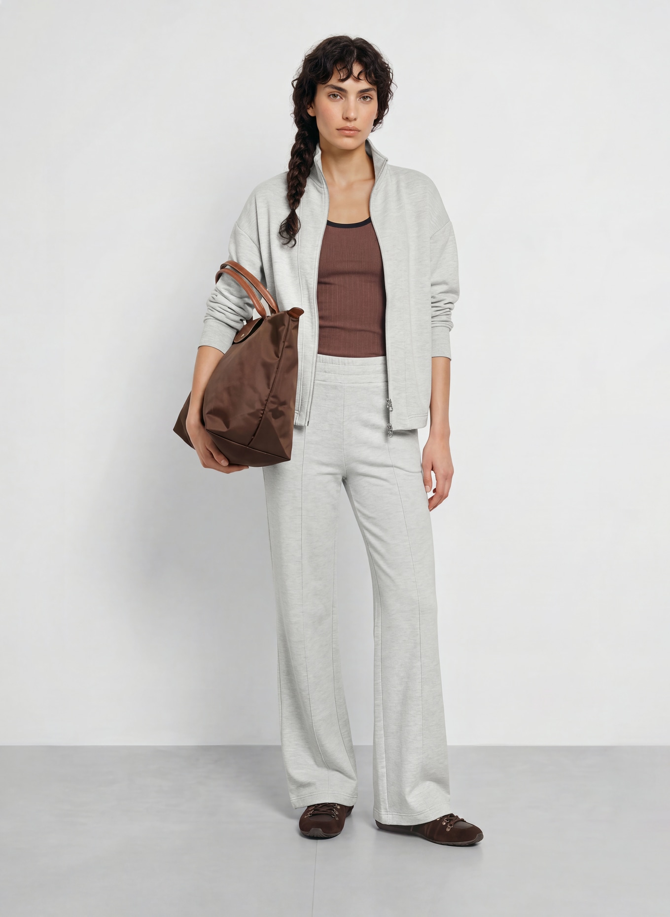 VARLEY Sweatjacke ARLENE: GRAU