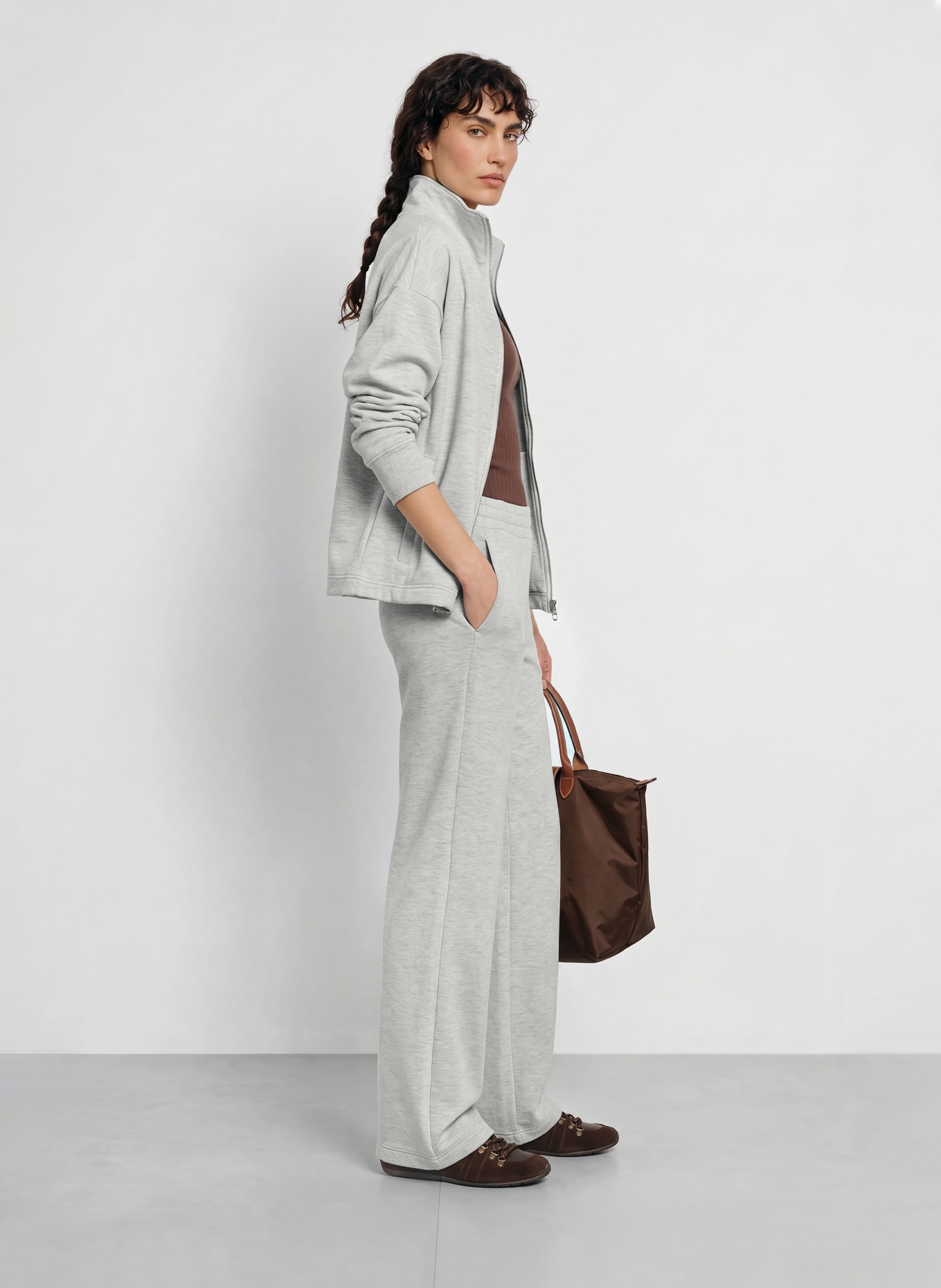 VARLEY Sweatjacke ARLENE: GRAU