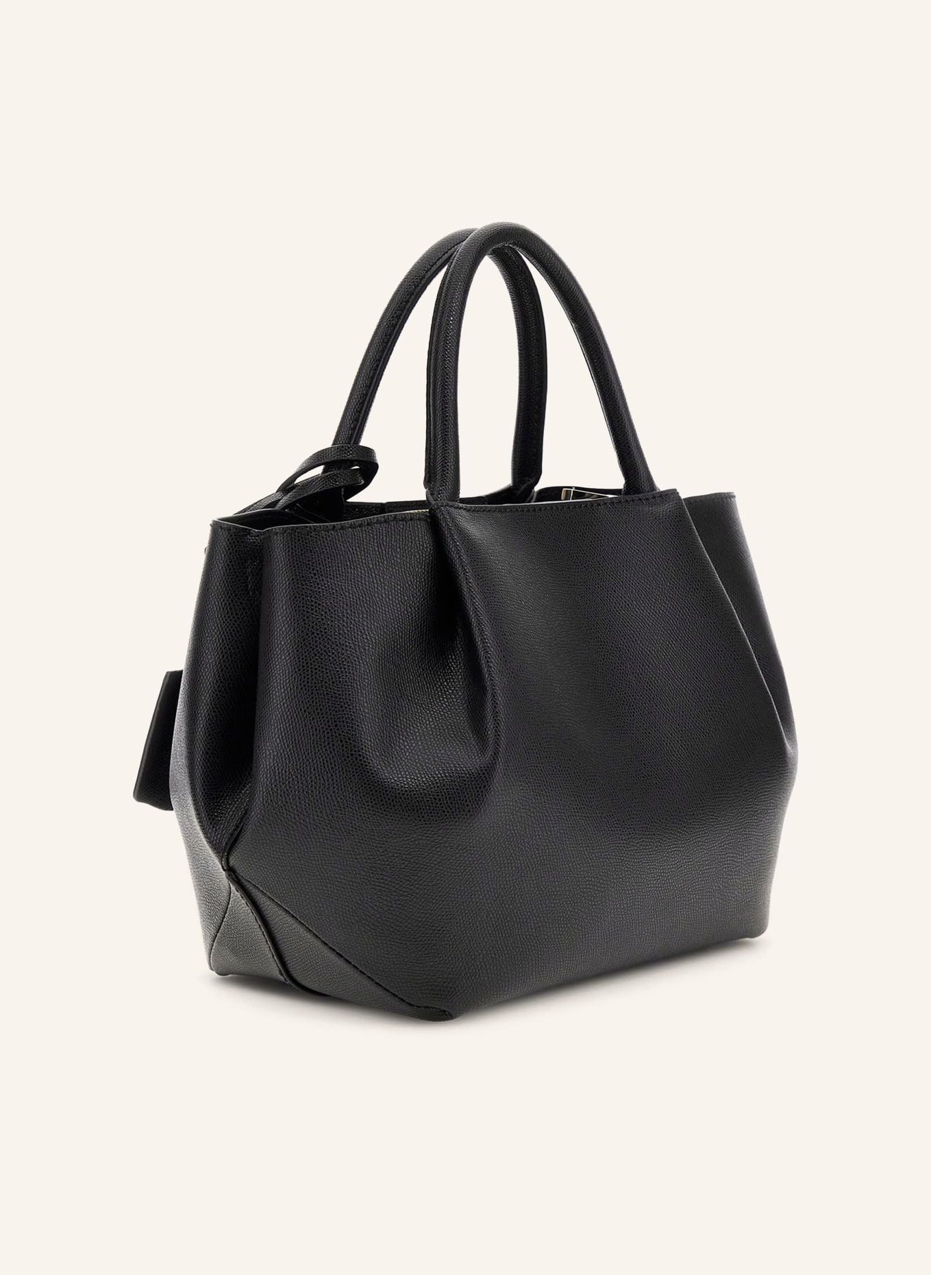 GUESS Geantă de mână AMORETTE: NEGRU / ARGINT