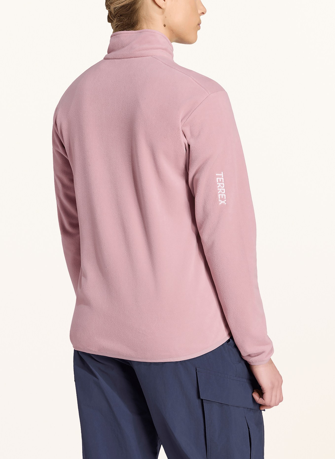 adidas TERREX TERREX MULTI ESSENTIALS Fleece Jacket: PINK