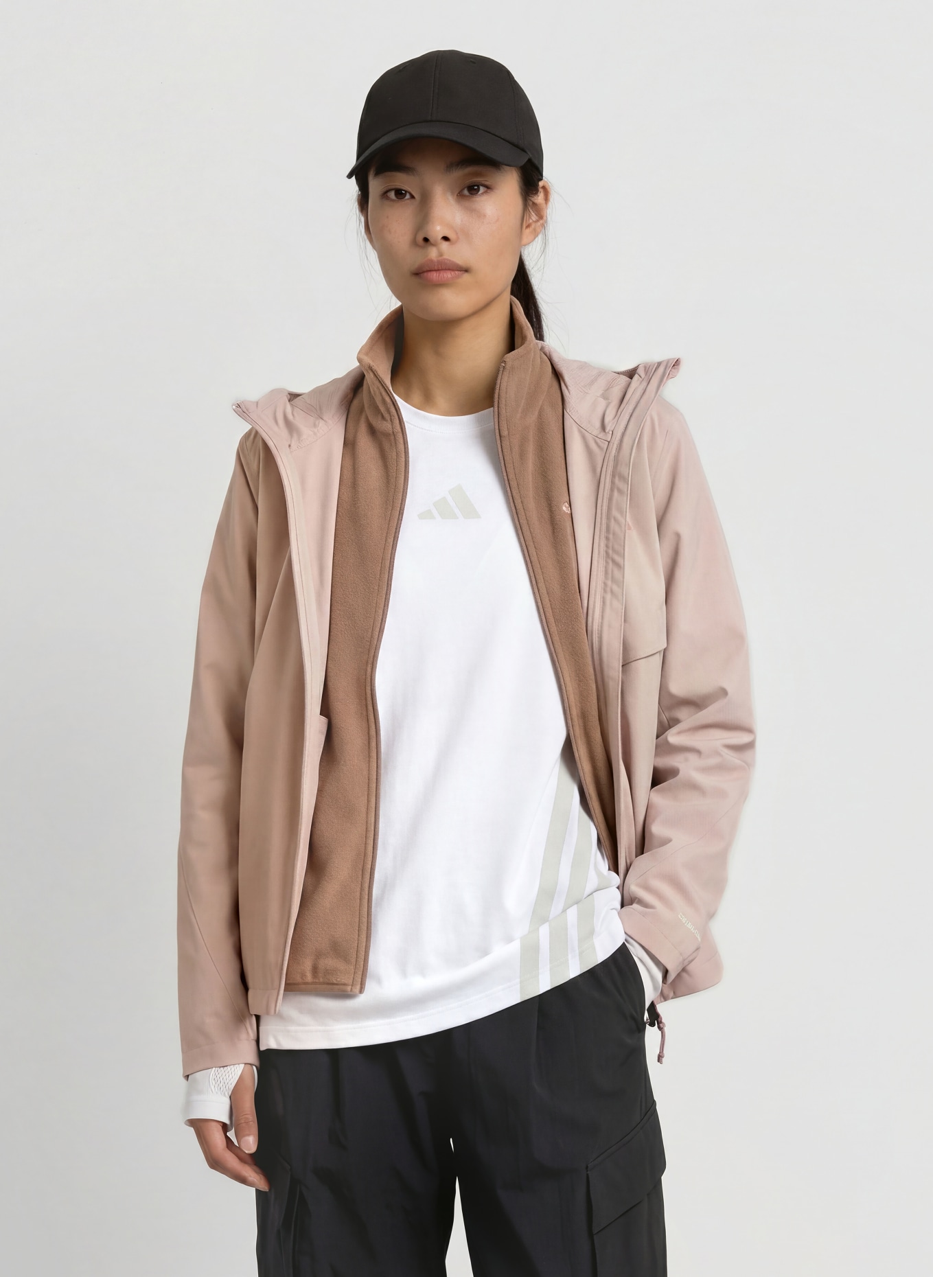 adidas TERREX Fleecejacka MULTI ESSENTIALS: GAMMALROSA