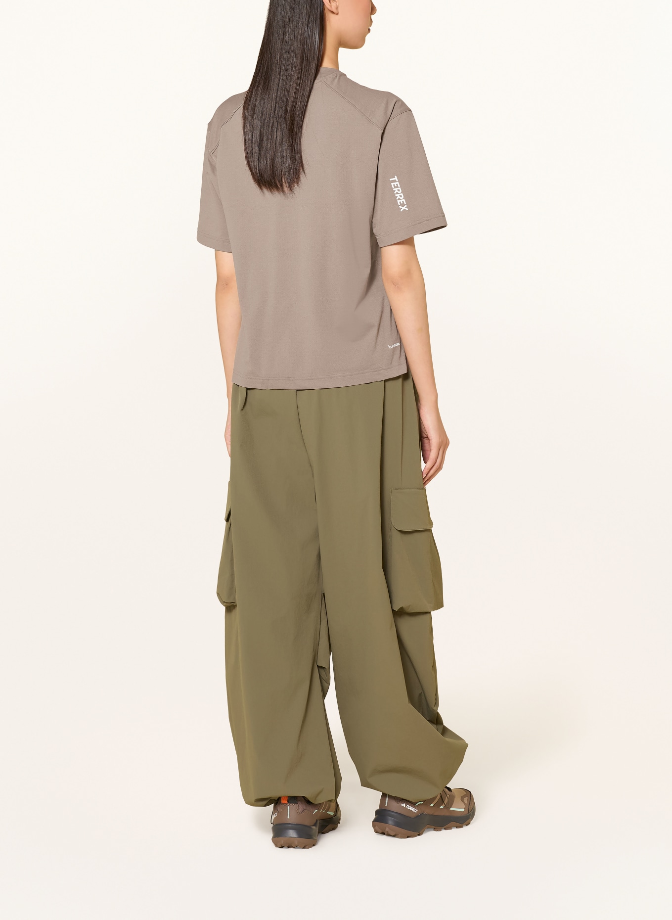 adidas TERREX TERREX XPLORIC CLIMACOOL+ TRAIL Functional shirt: LIGHT BROWN