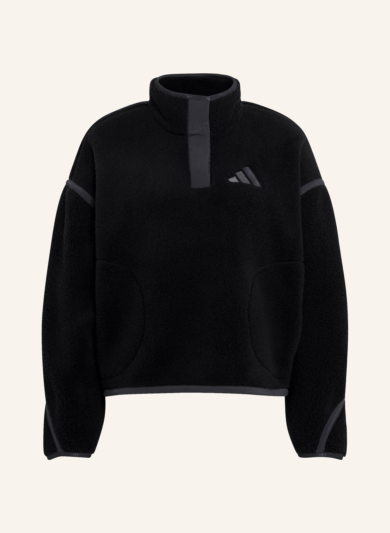 adidas TERREX MULTI ESSENTIALS Fleece Half-zip Sweater: BLACK