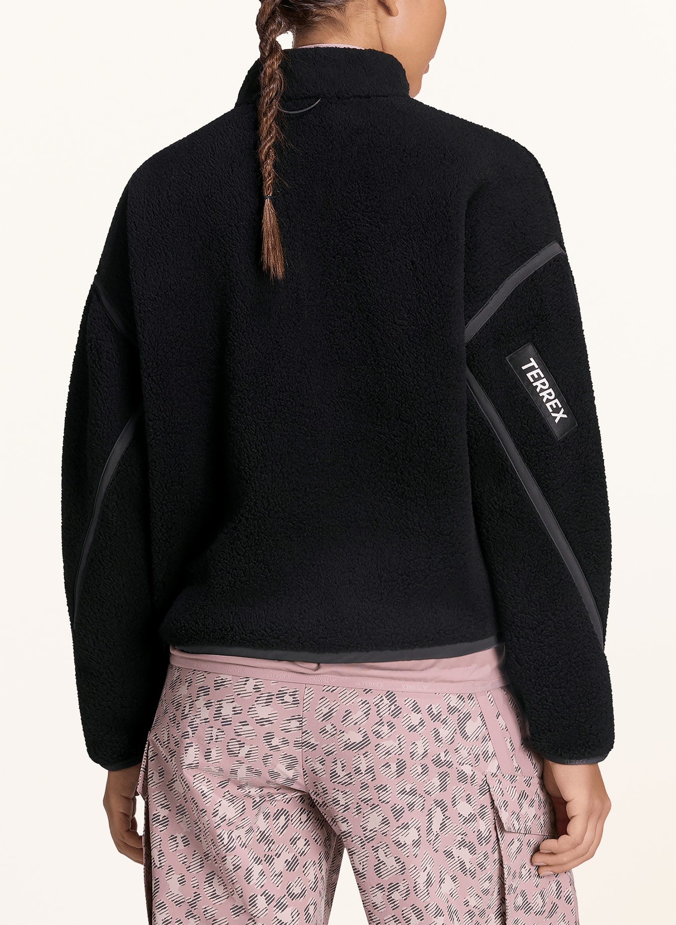 adidas TERREX MULTI ESSENTIALS Fleece Half-zip Sweater: BLACK