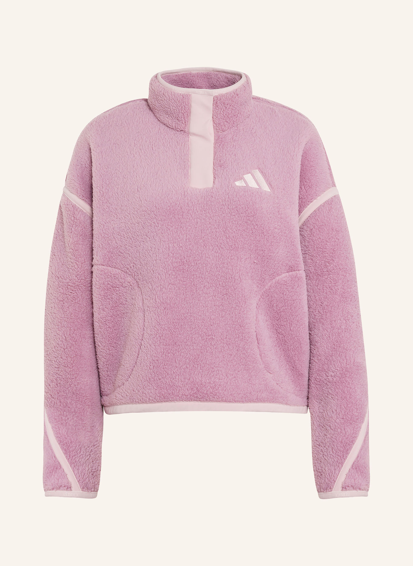 adidas TERREX Fleecetrui met halve rits TERREX MULTI HIGH PILE: VIEUX ROSE / ROSÉ