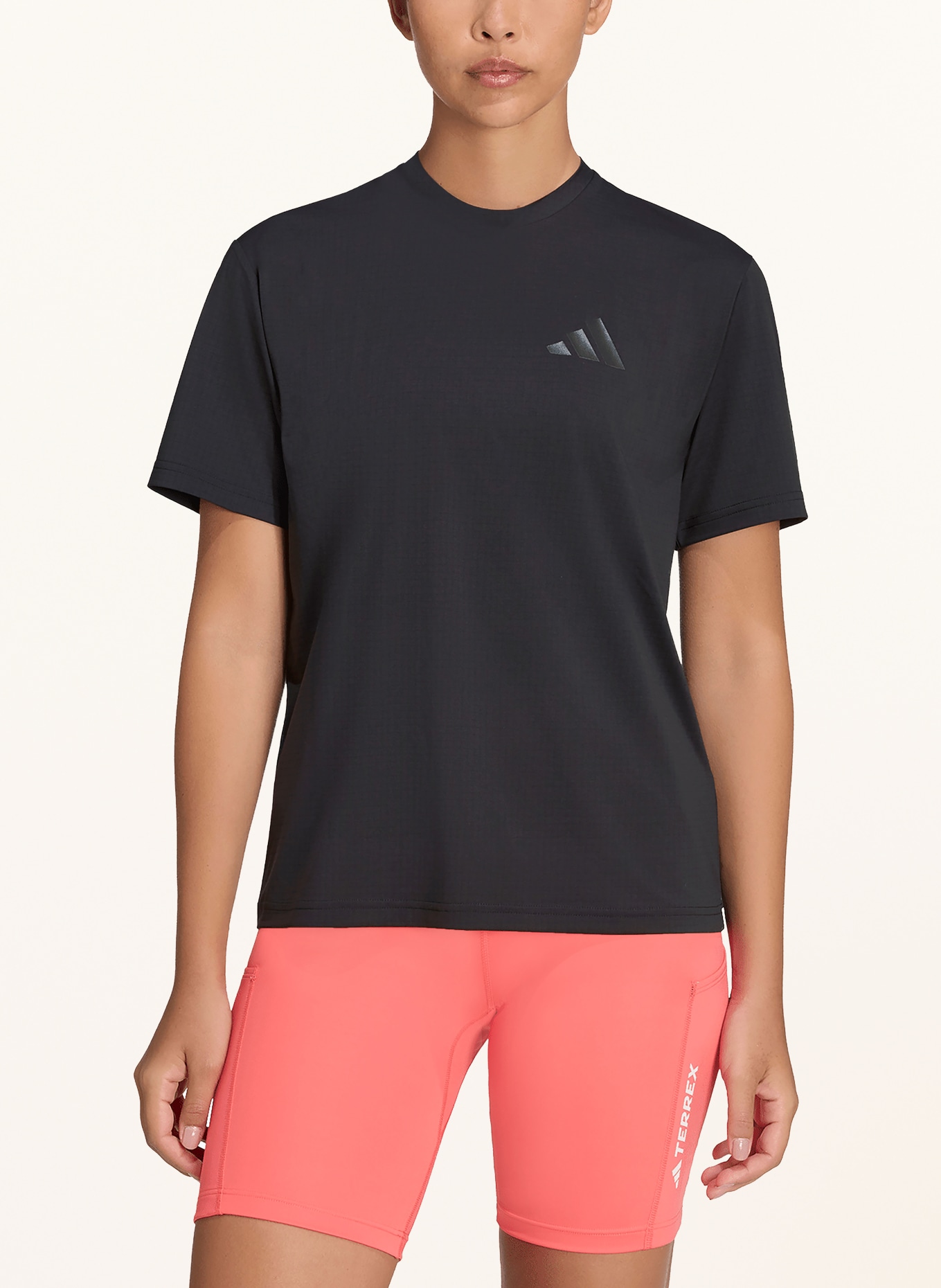 adidas TERREX TERREX MULTI CLIMACOOL LOGO TECH Functional Shirt: BLACK