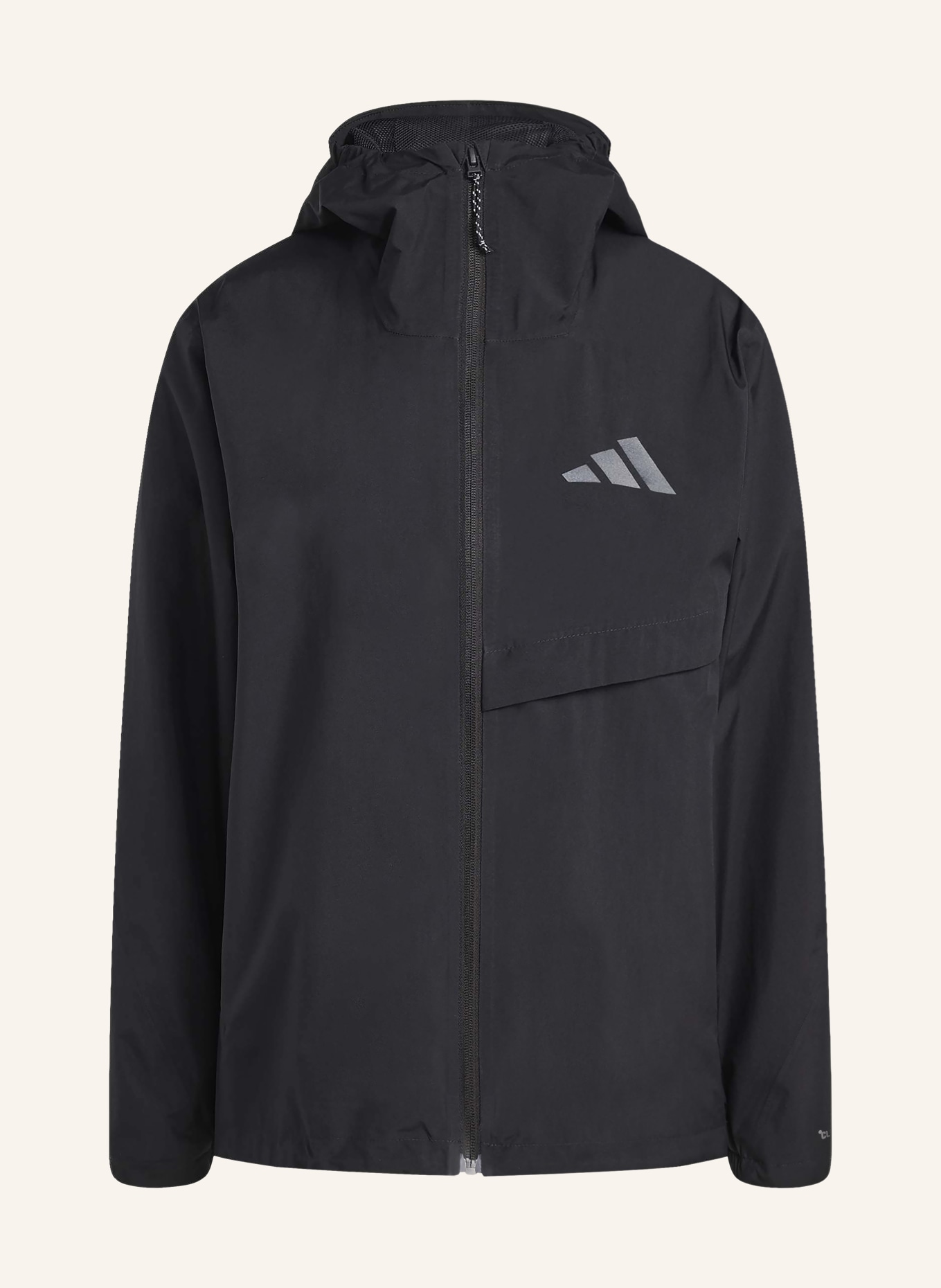 adidas TERREX Regnjakke TERREX MULTI 2 LAYER CLIMAPROOF: SORT / HVID