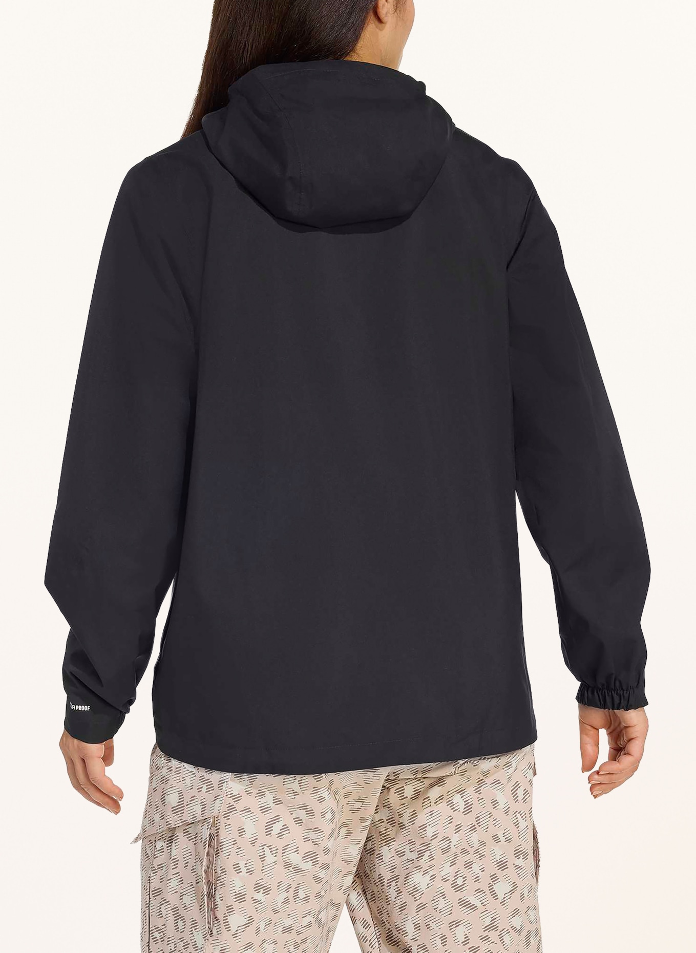 adidas TERREX Regnjakke TERREX MULTI 2 LAYER CLIMAPROOF: SORT / HVID