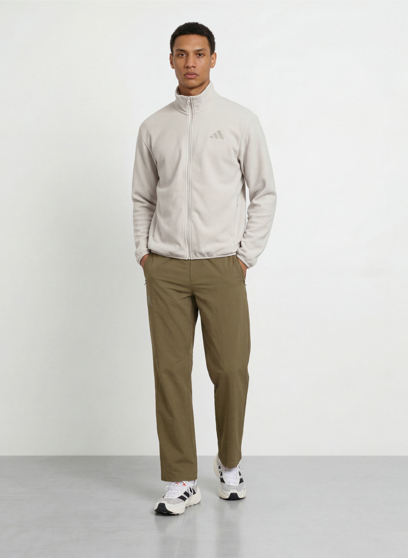 adidas TERREX Fleecejakke TERREX MULTI CLIMAWARM FULL ZIP: BEIGE
